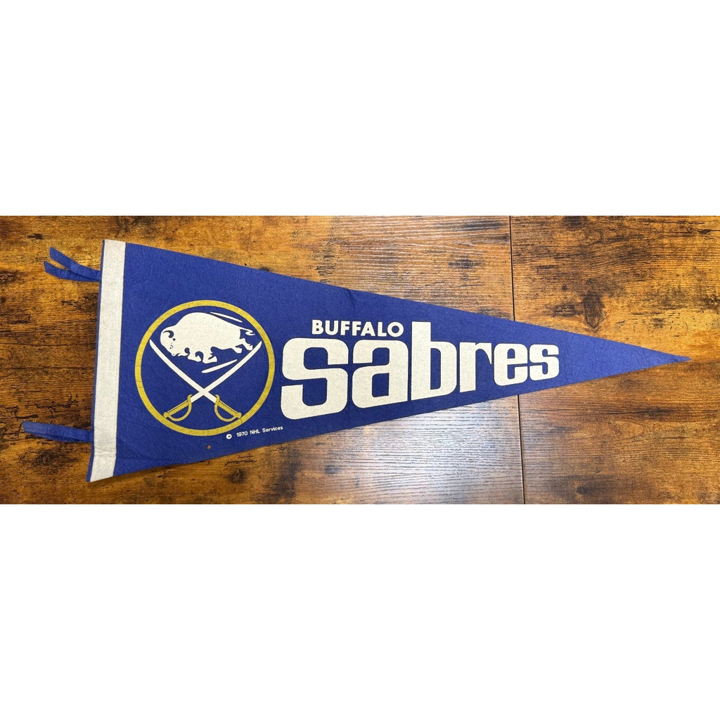 Vintage 1970 NHL Buffalo Sabres pennant
