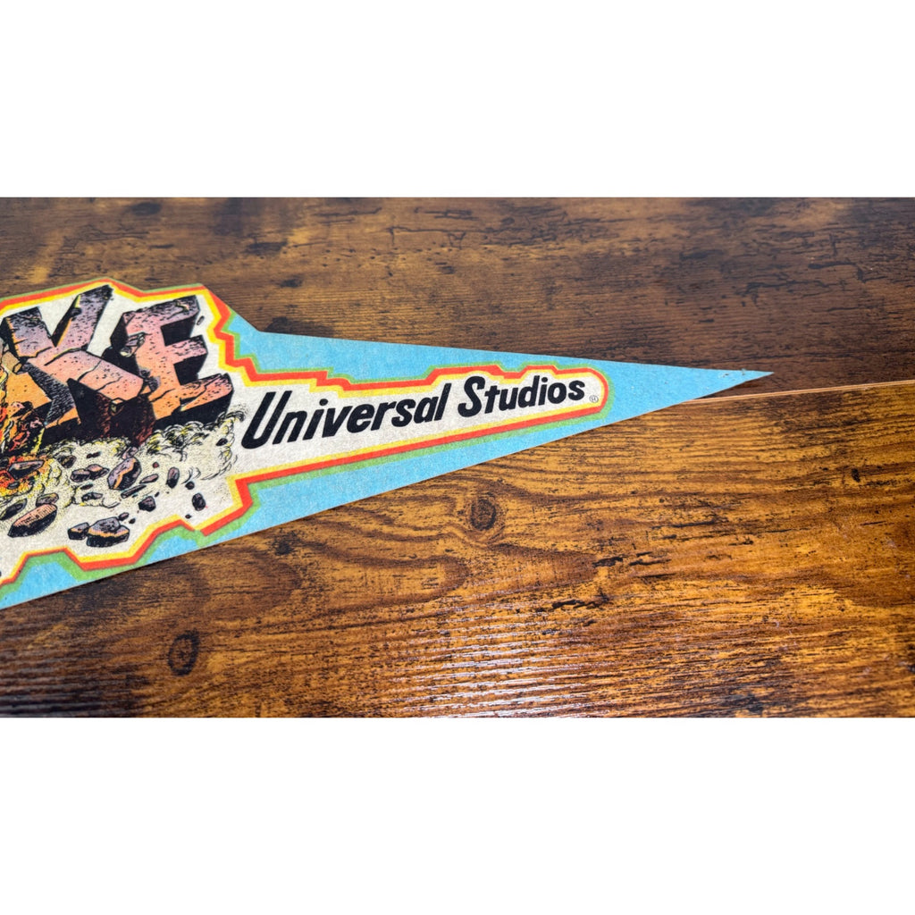 Universal Studios Earthquake Vintage Pennant Flag