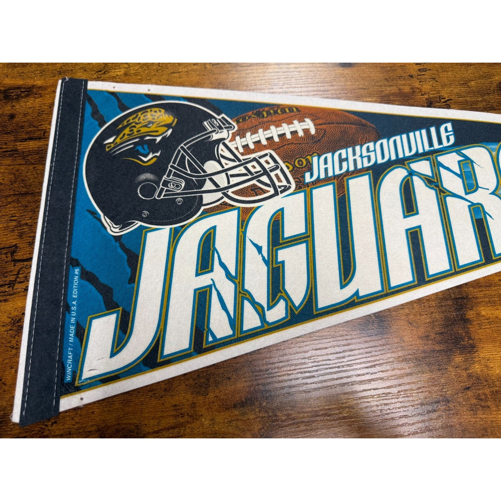 Vintage 90's NFL Jacksonville Jaguars pennant