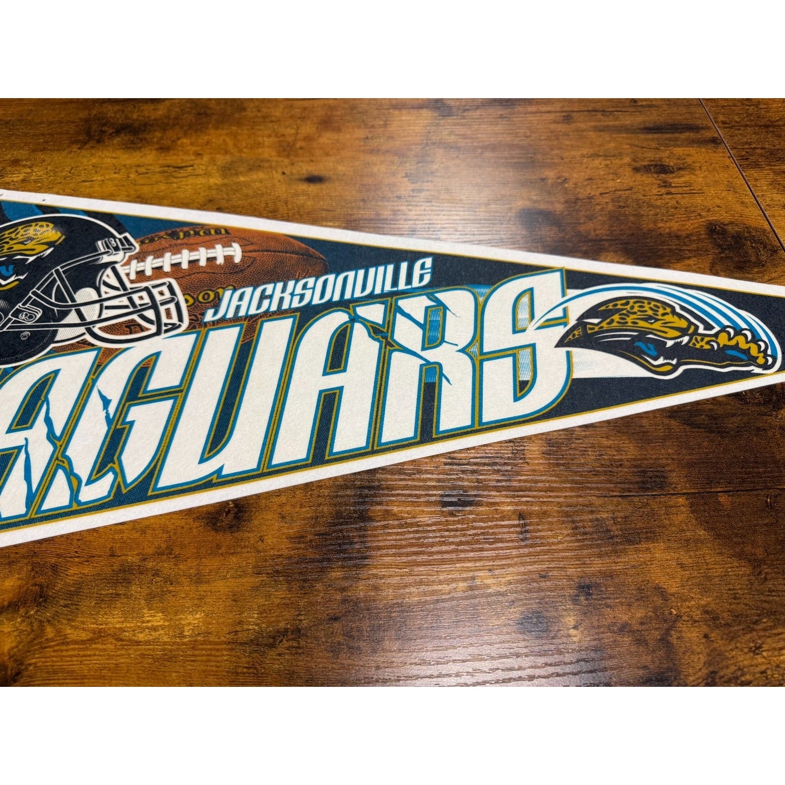Vintage 90's NFL Jacksonville Jaguars pennant