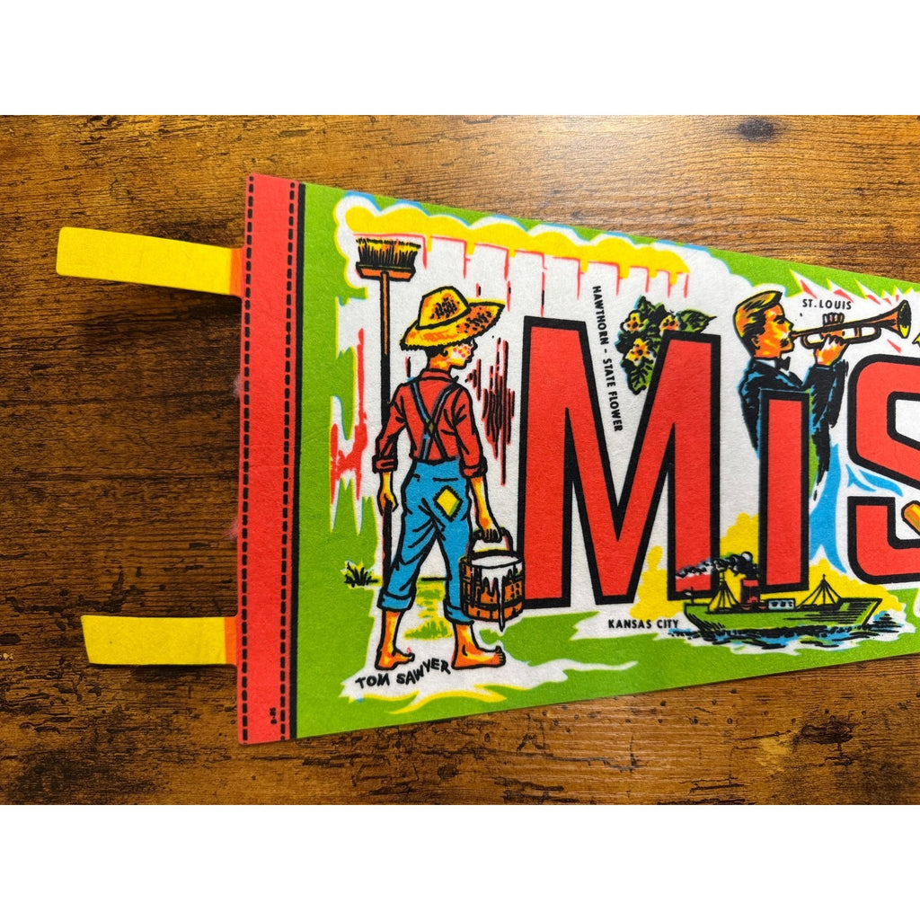 Vintage Missouri state pennant