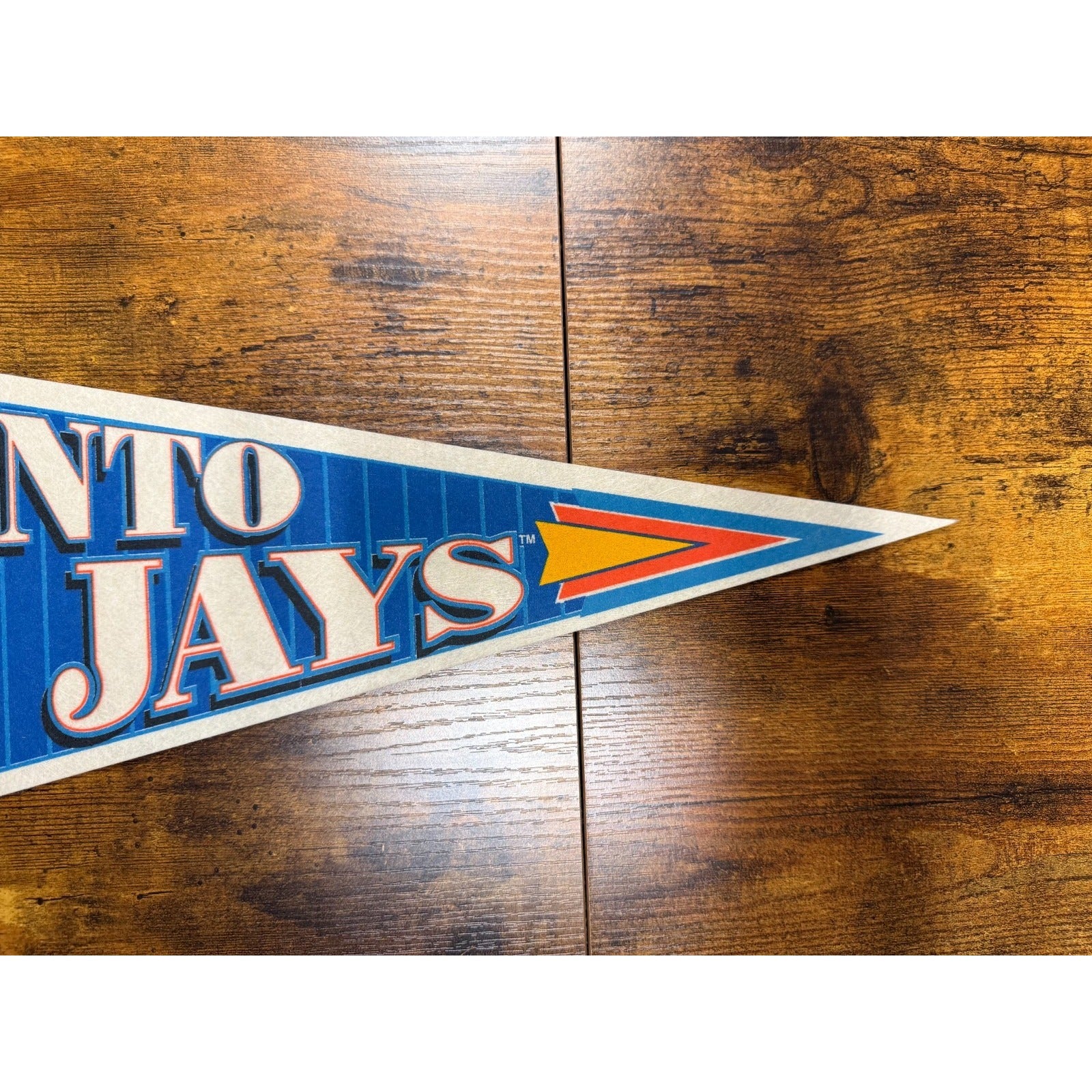 Vintage Toronto Blue Jays baseball pennant Made in USA