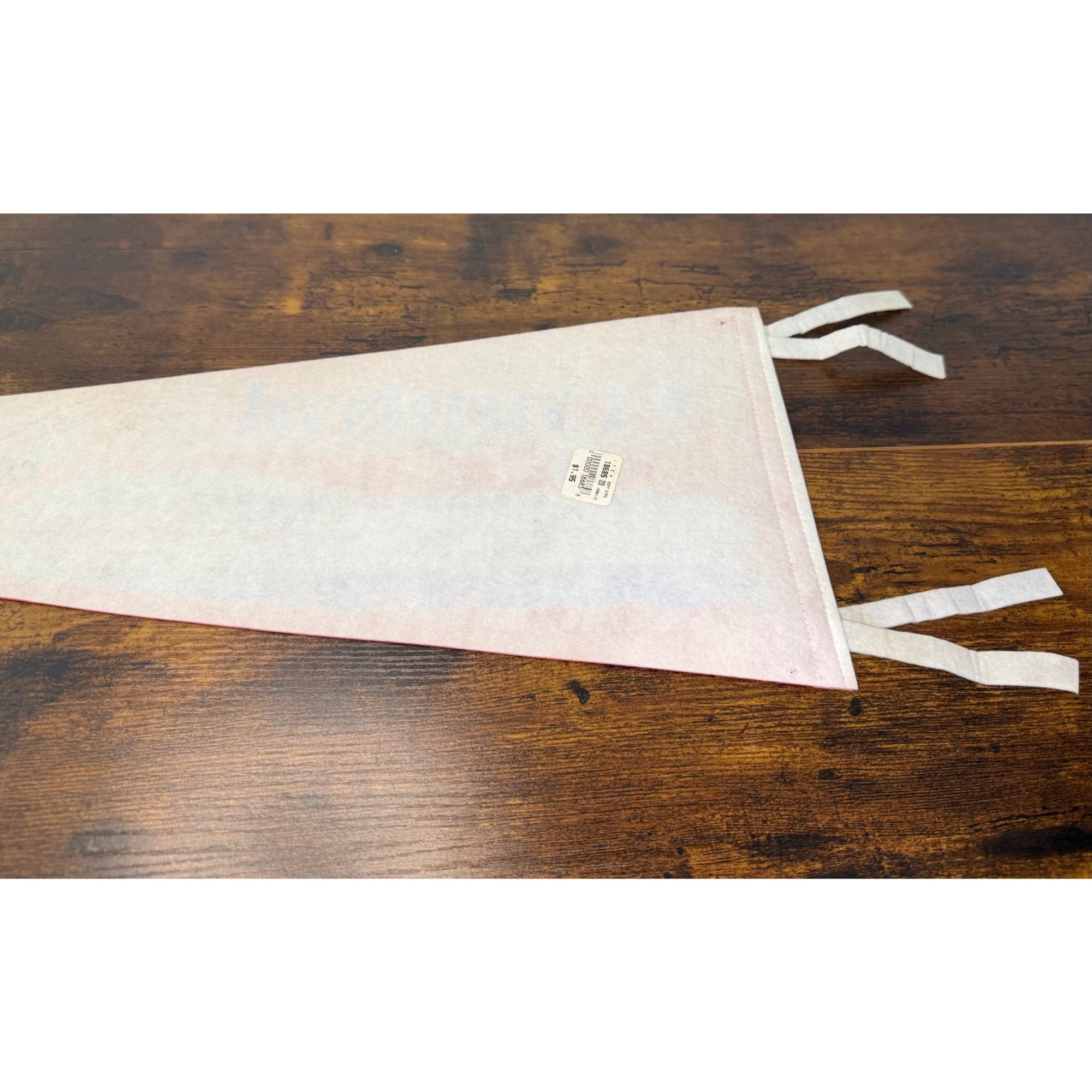Carnival Cruise Line Vintage Souvenir Felt Pennant With Ship Graphics & Tie