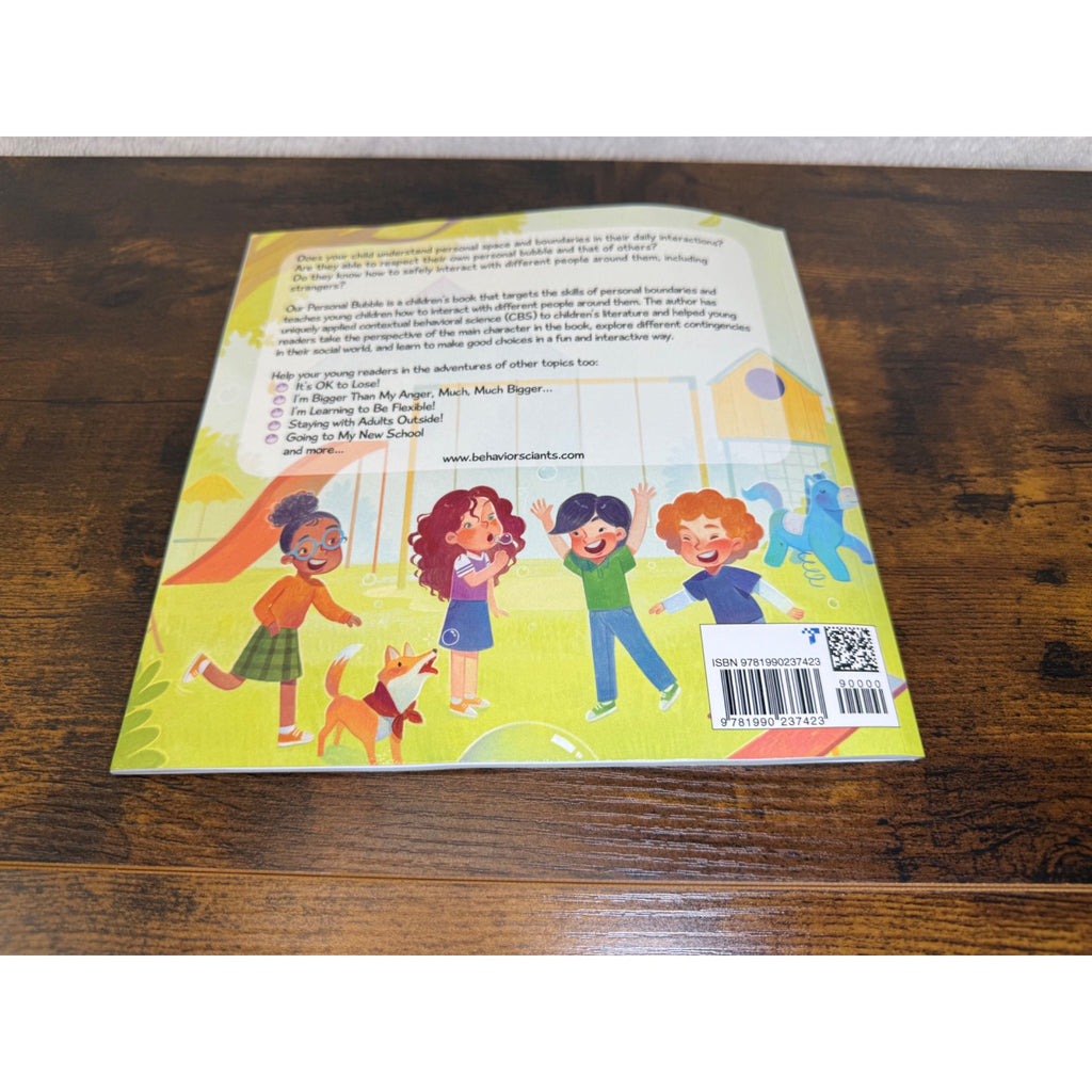 Our Personal Bubble: A Childrens Book On Personal Space & Boundaries