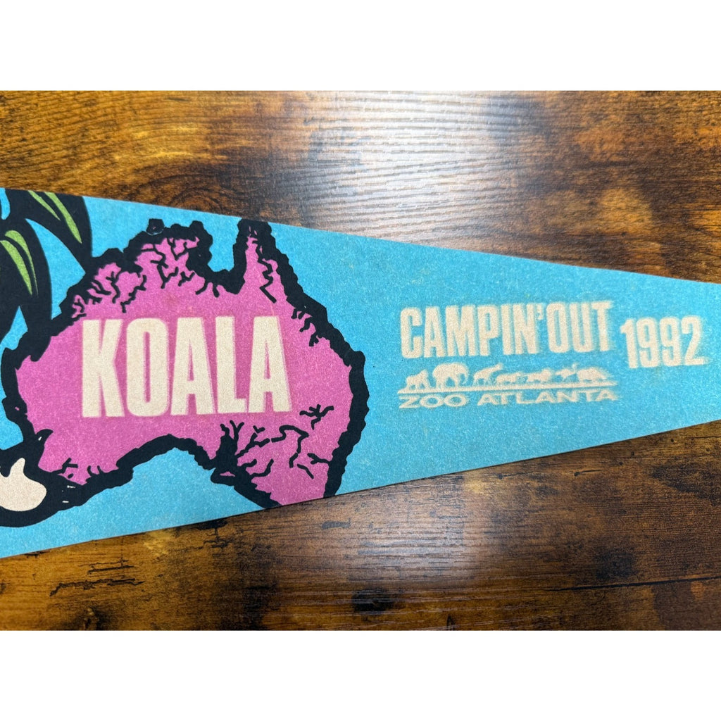 Vintage Zoo Atlanta Campin' Out 1992 pennant