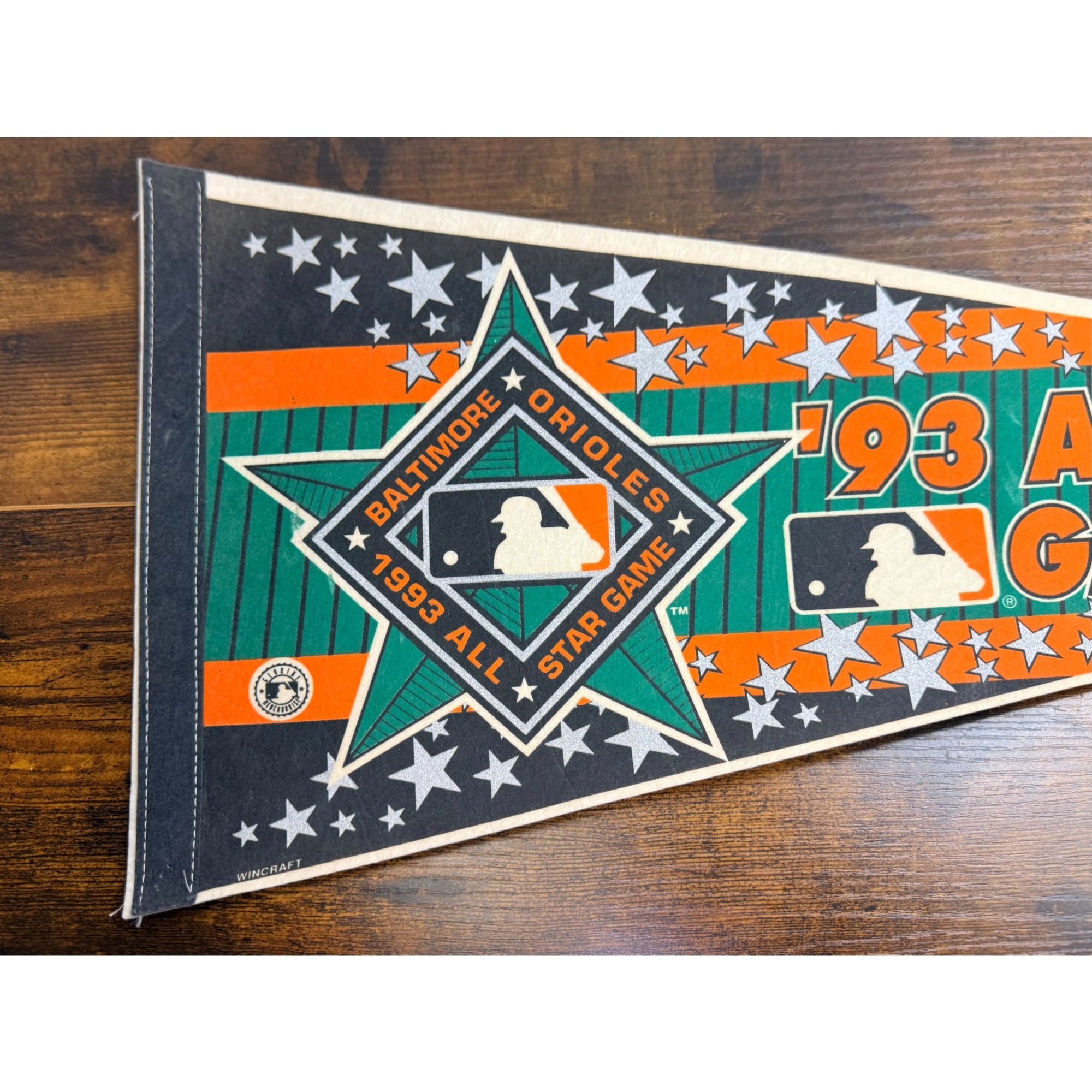 Baltimore Orioles 1993 MLB All-Star Game Felt Pennant By WinCraft
