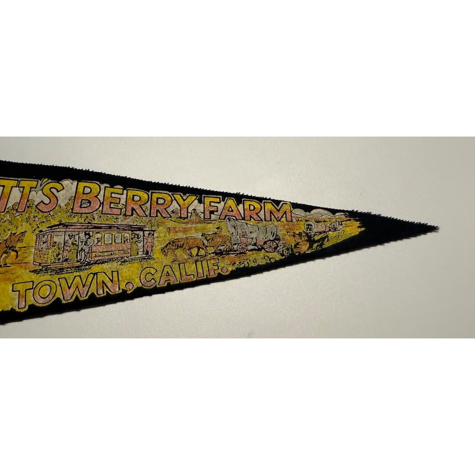 Vintage Knott's Berry Farm Ghost Town, California pennant