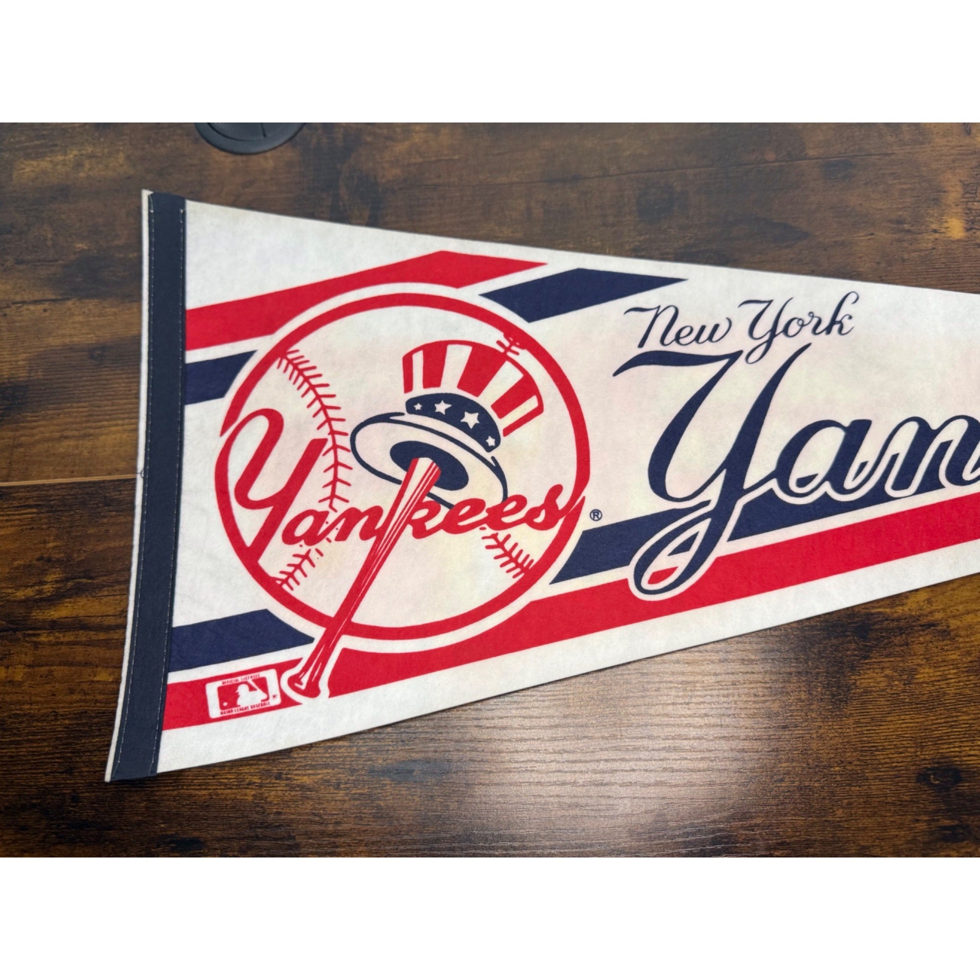 New York Yankees Vintage Felt Pennant MLB Baseball Memorabilia 30 inches