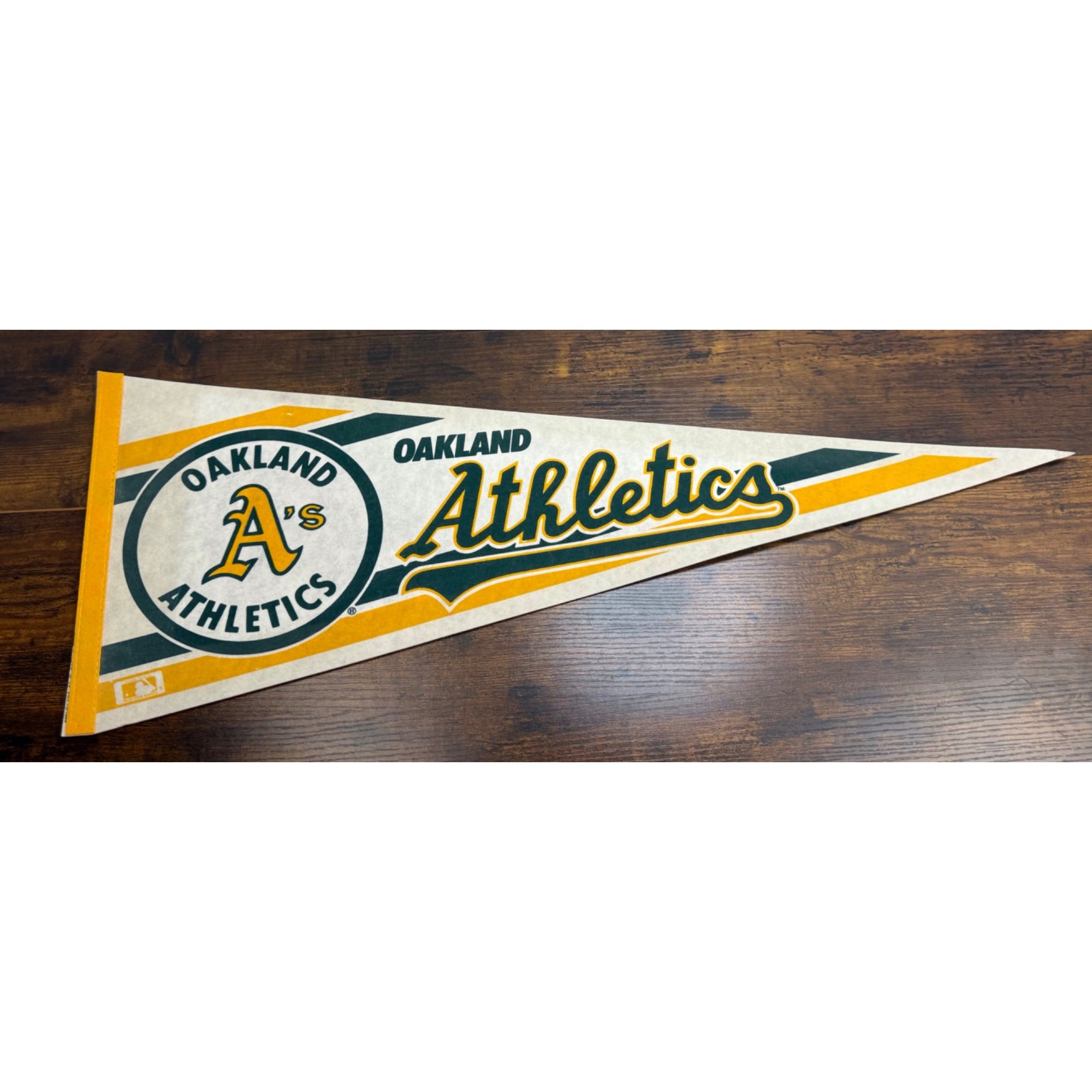 Oakland Athletics Vintage MLB Pennant Flag With Classic logo 29.5 inches