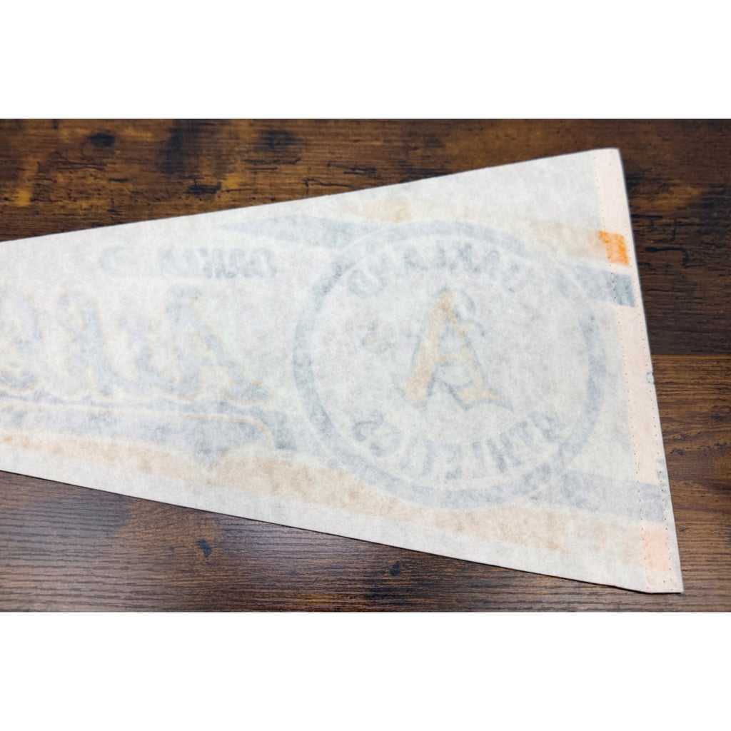 Oakland Athletics Vintage MLB Pennant Flag With Classic logo 29.5 inches