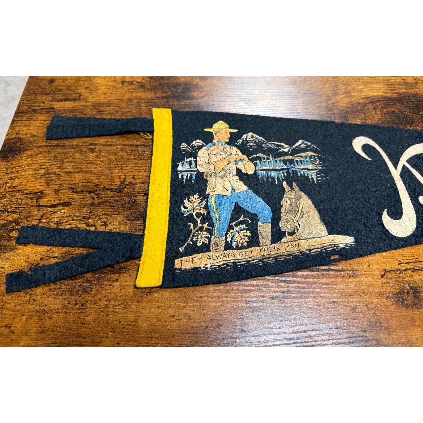 Vintage Kenora Canada pennant