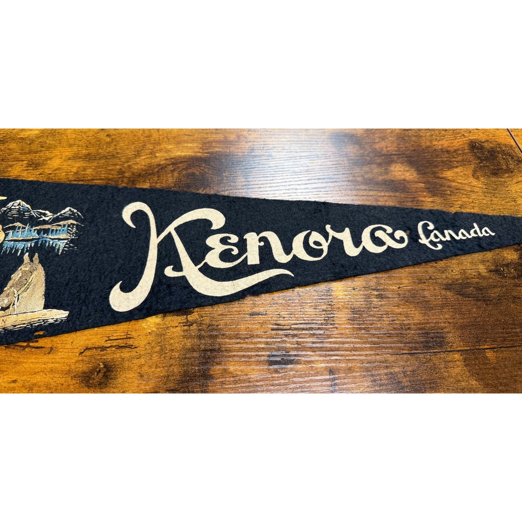 Vintage Kenora Canada pennant