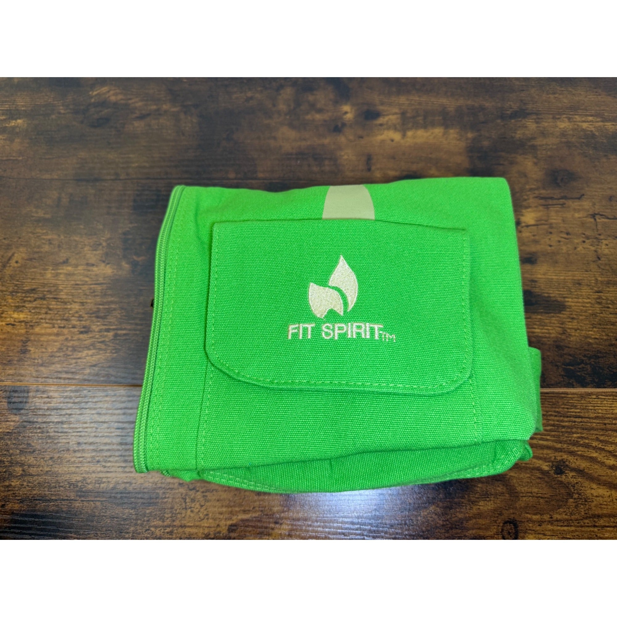 Brand new Fit Spirit canvas yoga mat bag with pockets