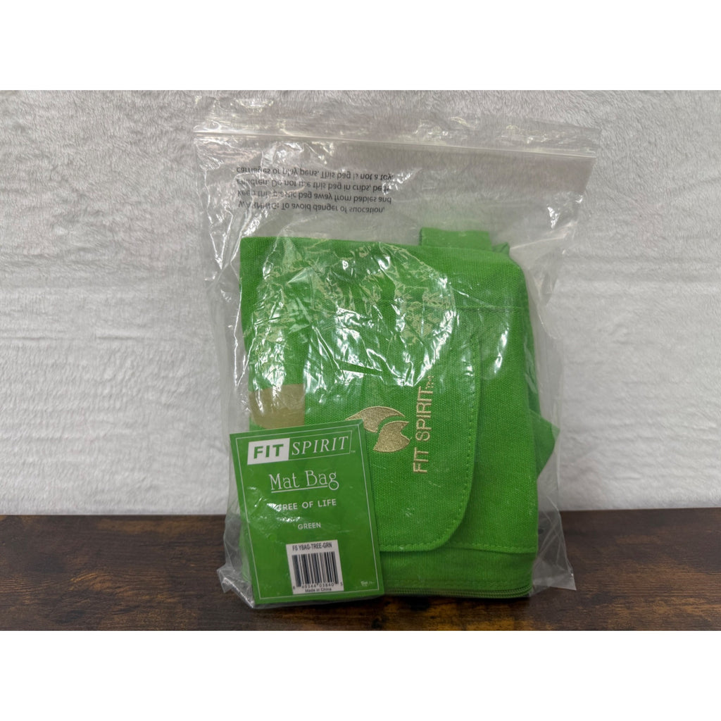 Brand new Fit Spirit canvas yoga mat bag with pockets