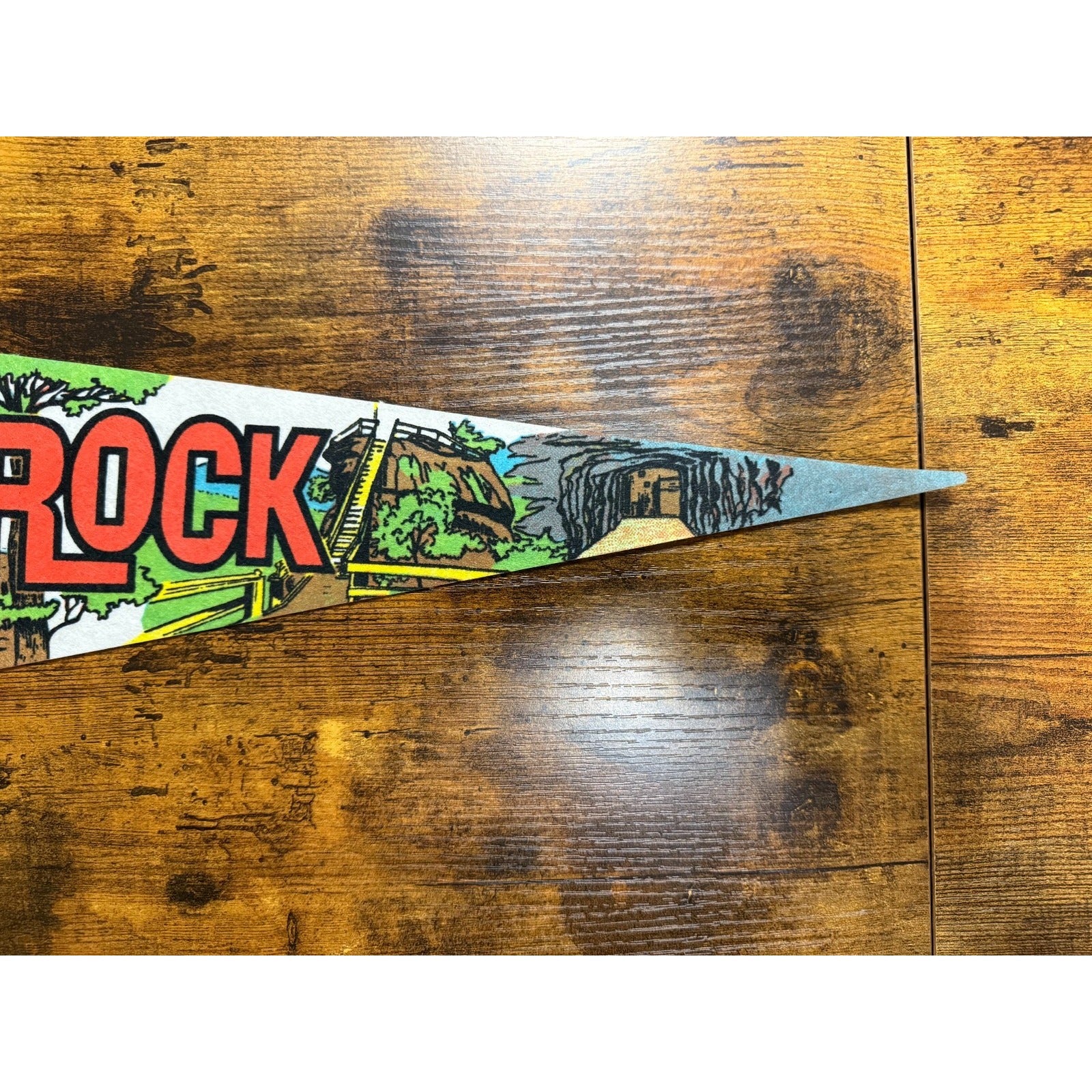 Vintage Chimney Rock, North Carolina pennant