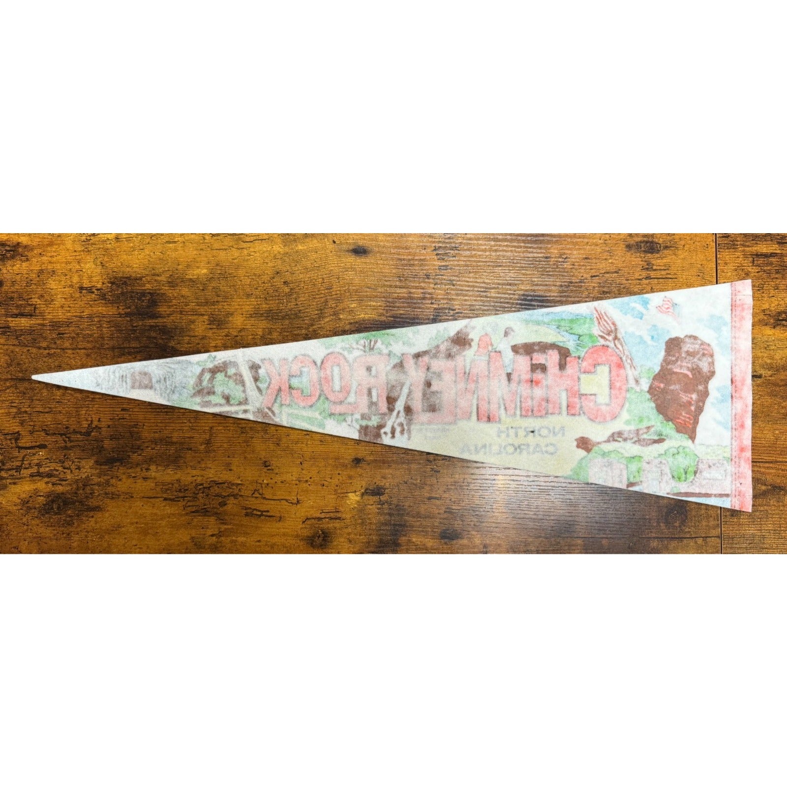 Vintage Chimney Rock, North Carolina pennant