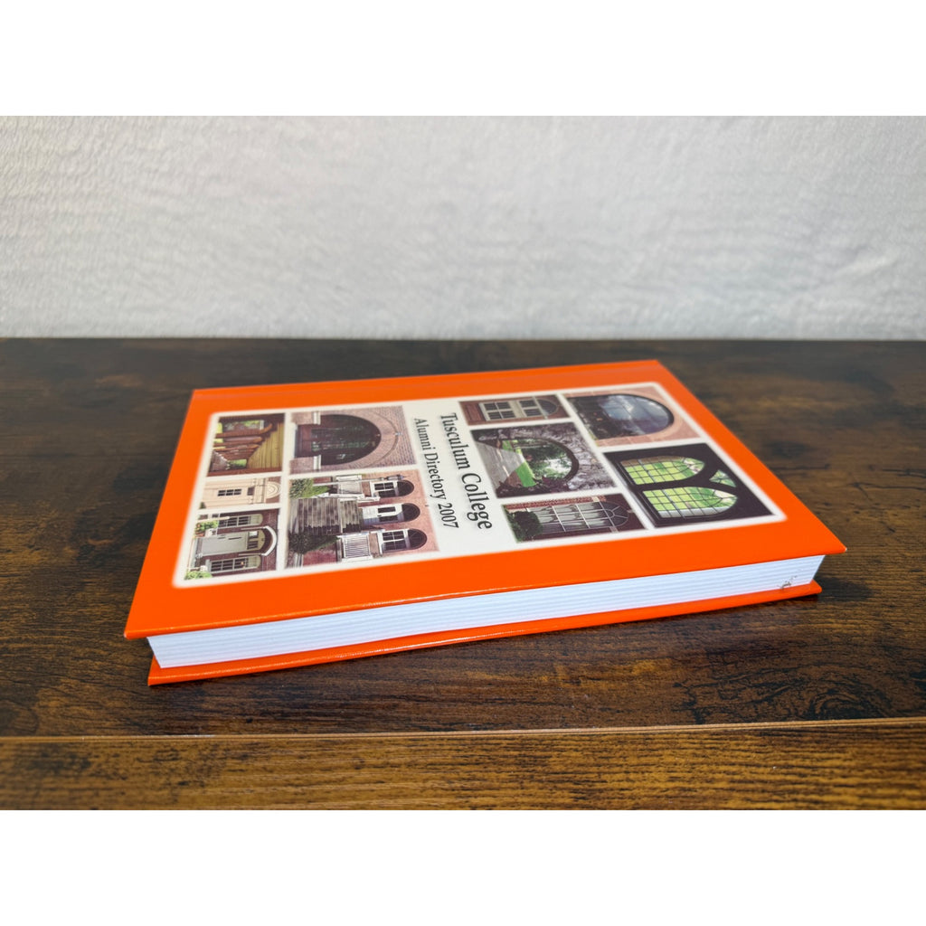 Tusculum College Alumni Directory 2007 Hardcover Book Orange Cover
