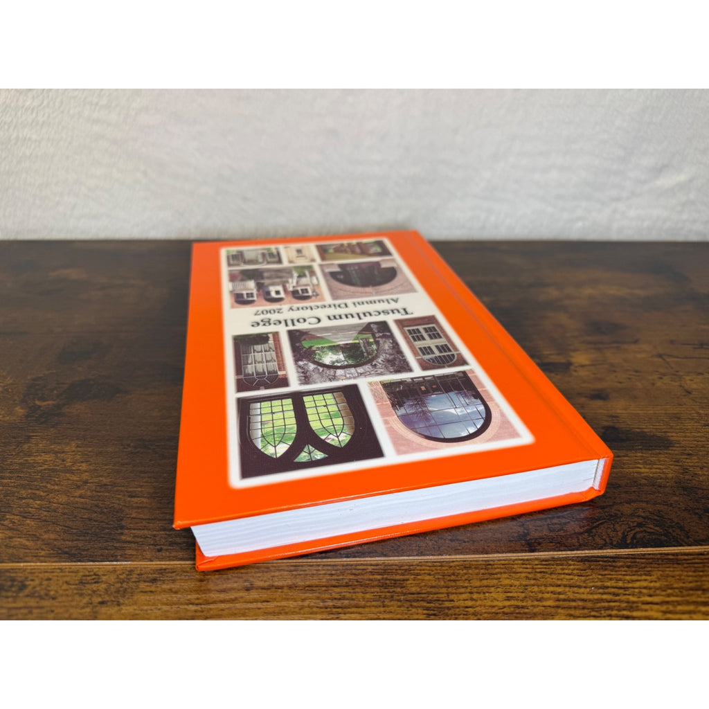 Tusculum College Alumni Directory 2007 Hardcover Book Orange Cover