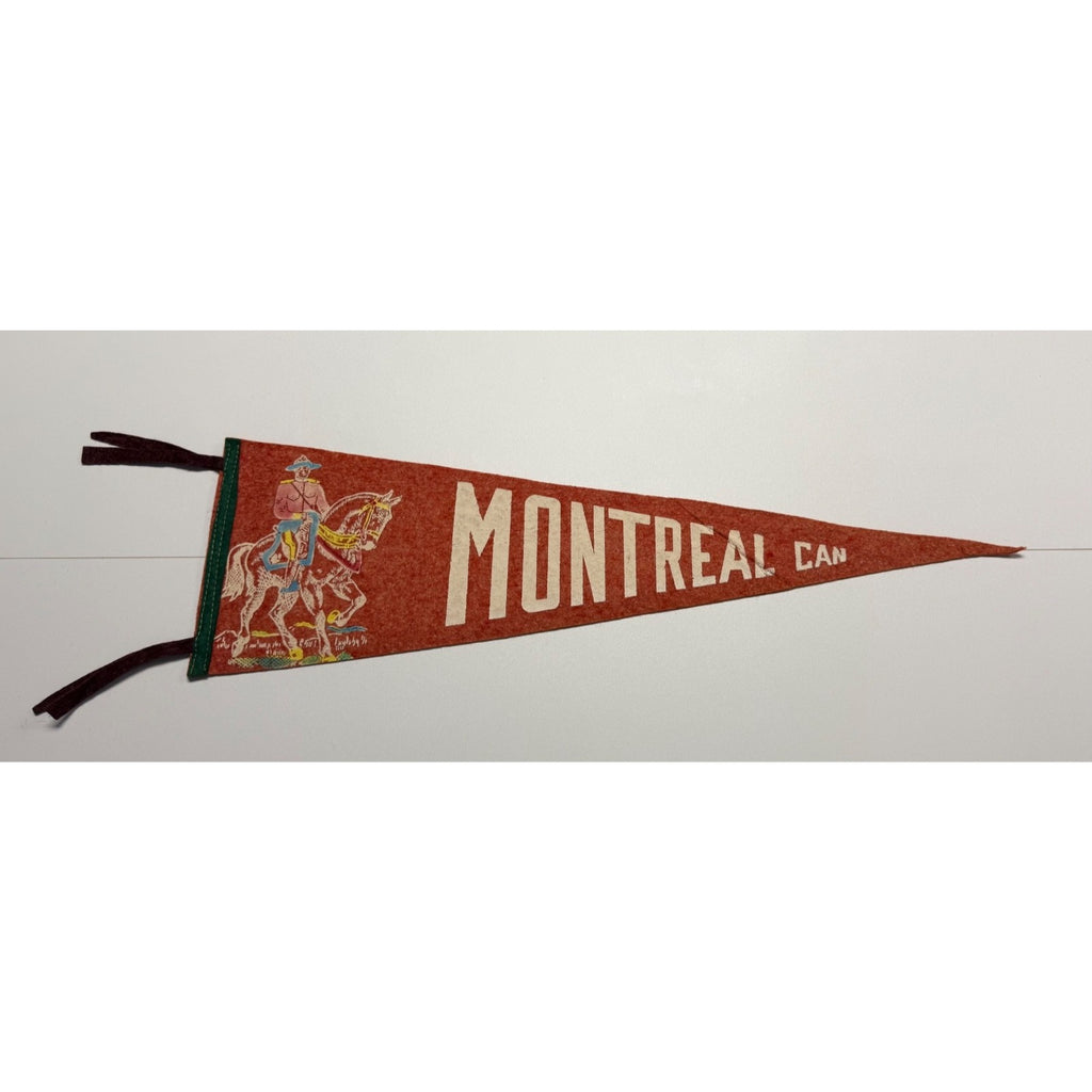 Vintage Montreal, Canada pennant