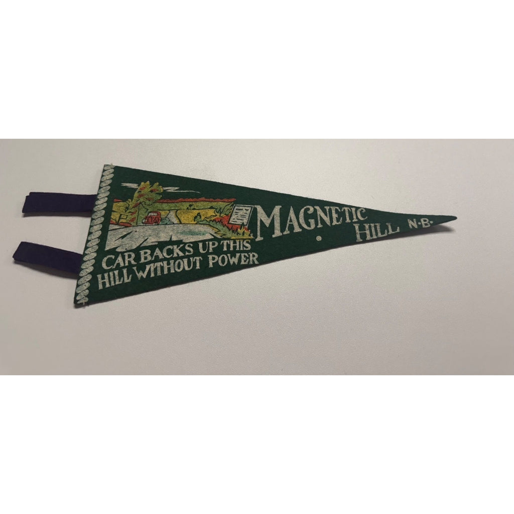 Vintage Magnetic Hill N.B. Canada pennant