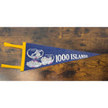 1000 Islands Vintage Felt Souvenir Pennant With Boldt Castle
