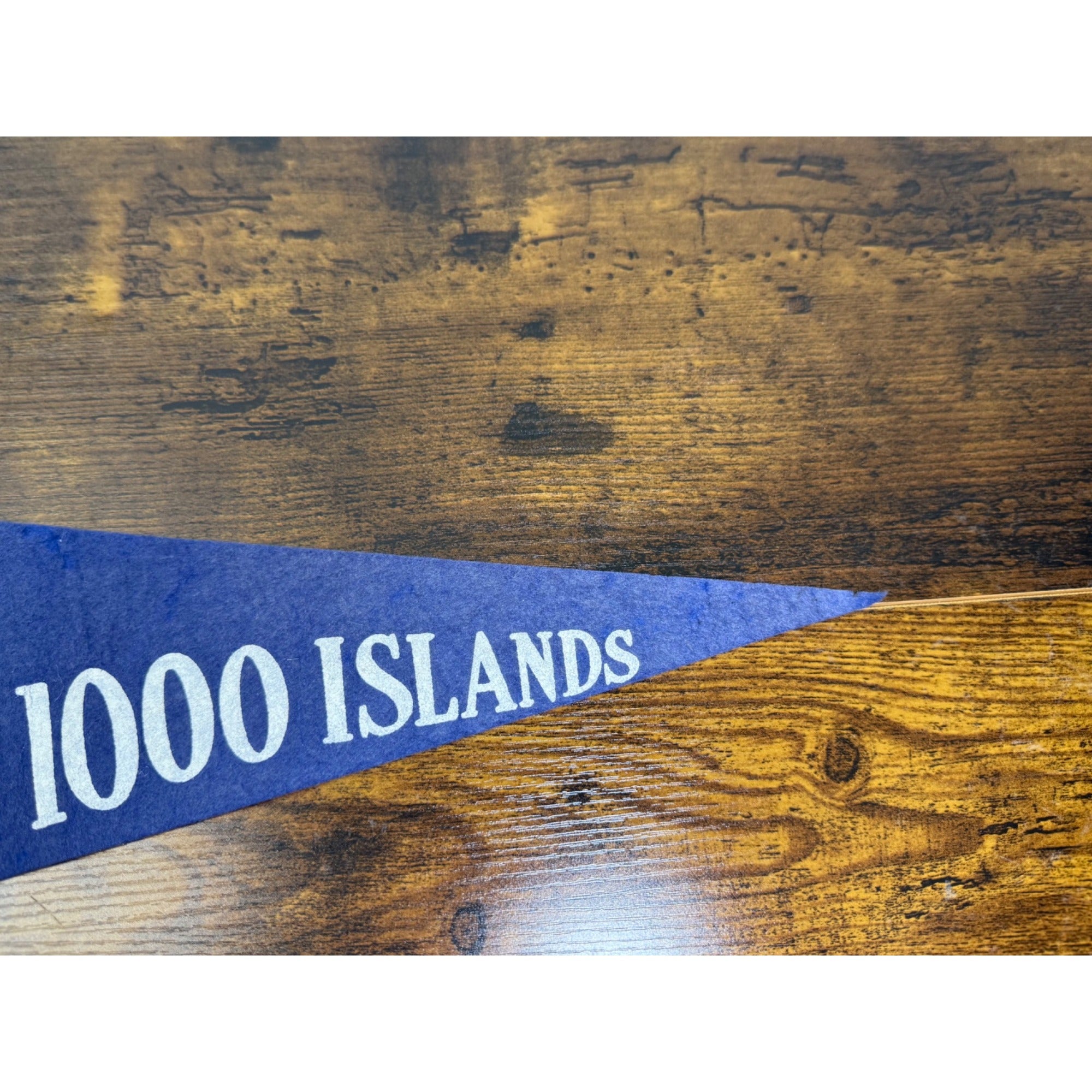 1000 Islands Vintage Felt Souvenir Pennant With Boldt Castle
