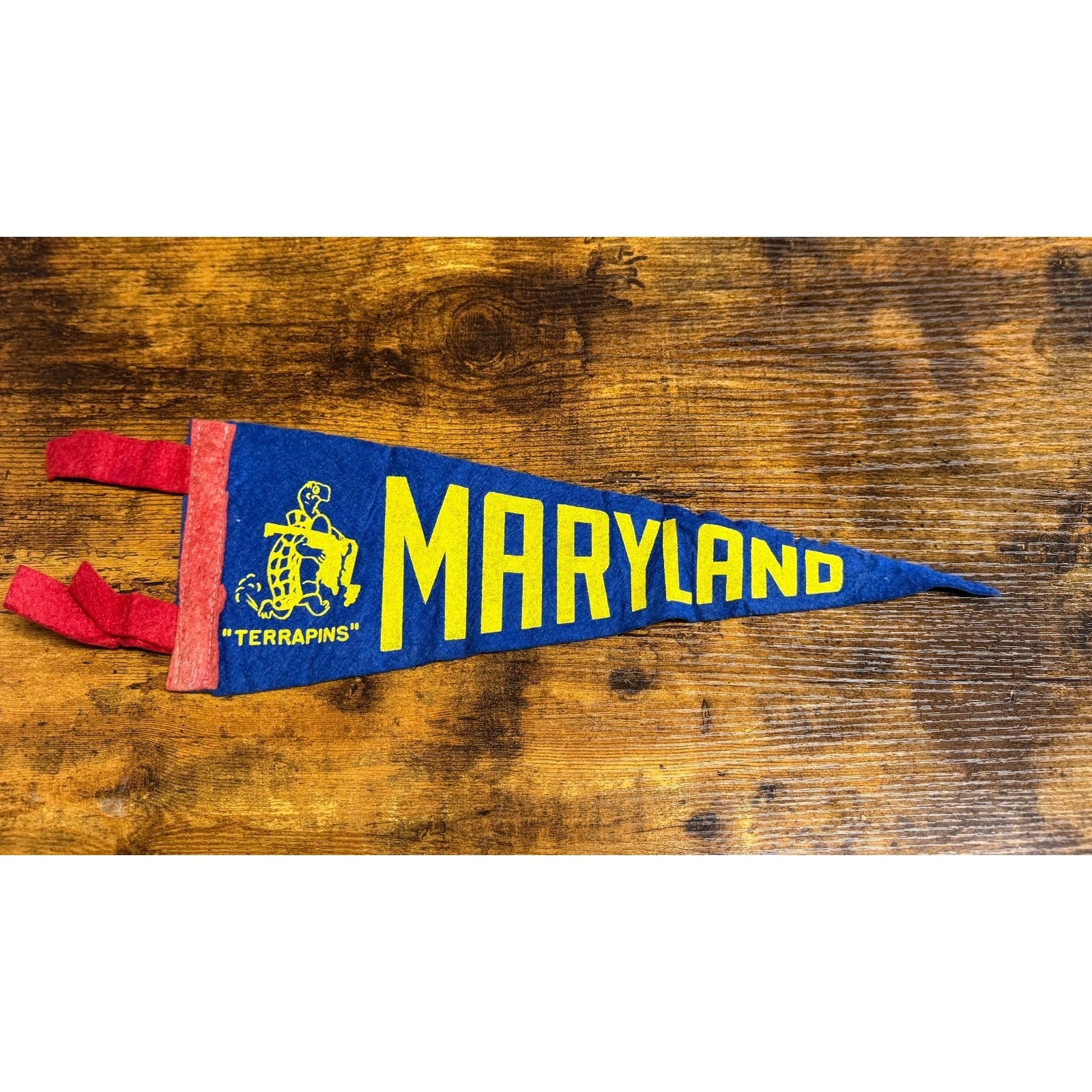 Vintage University of Maryland Terrapins pennant