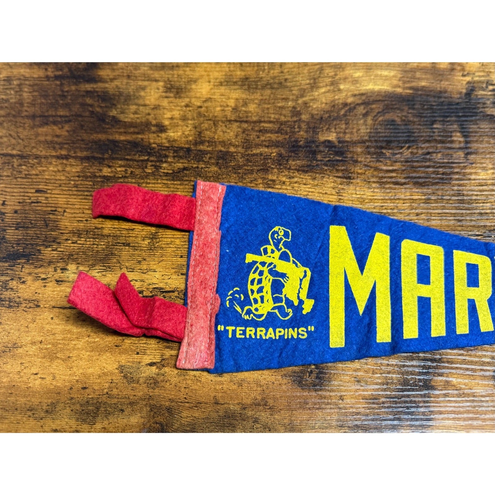 Vintage University of Maryland Terrapins pennant