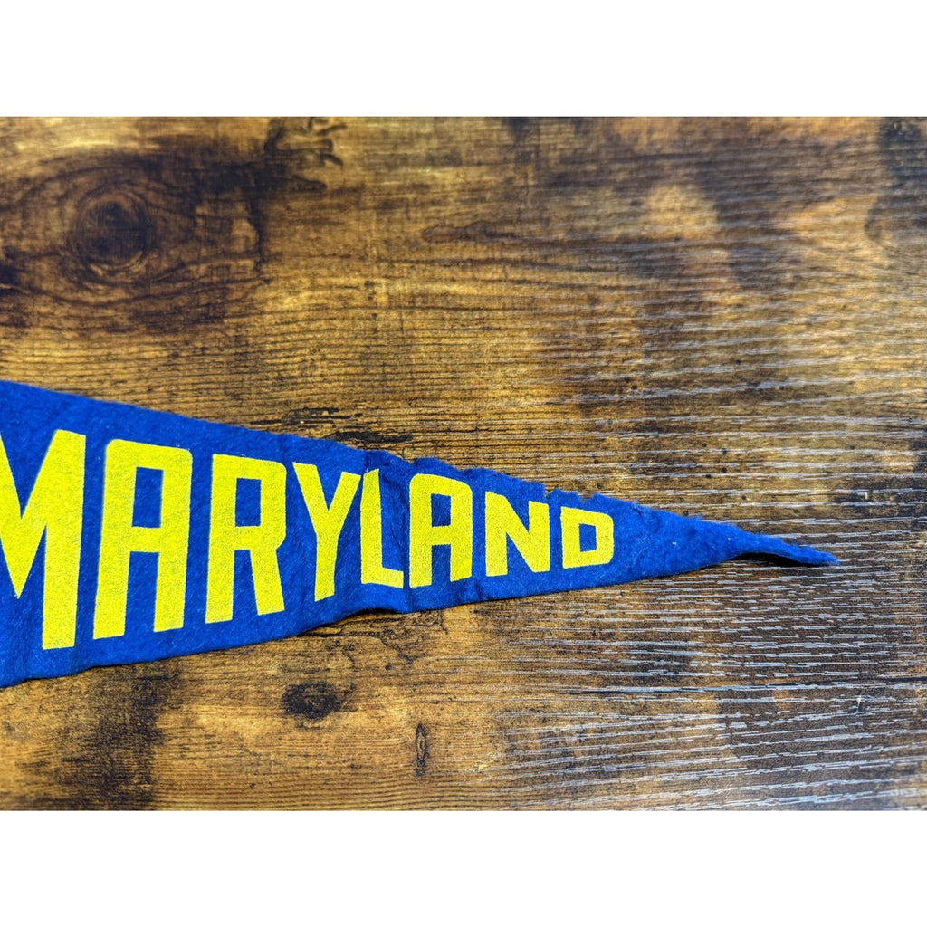 Vintage University of Maryland Terrapins pennant