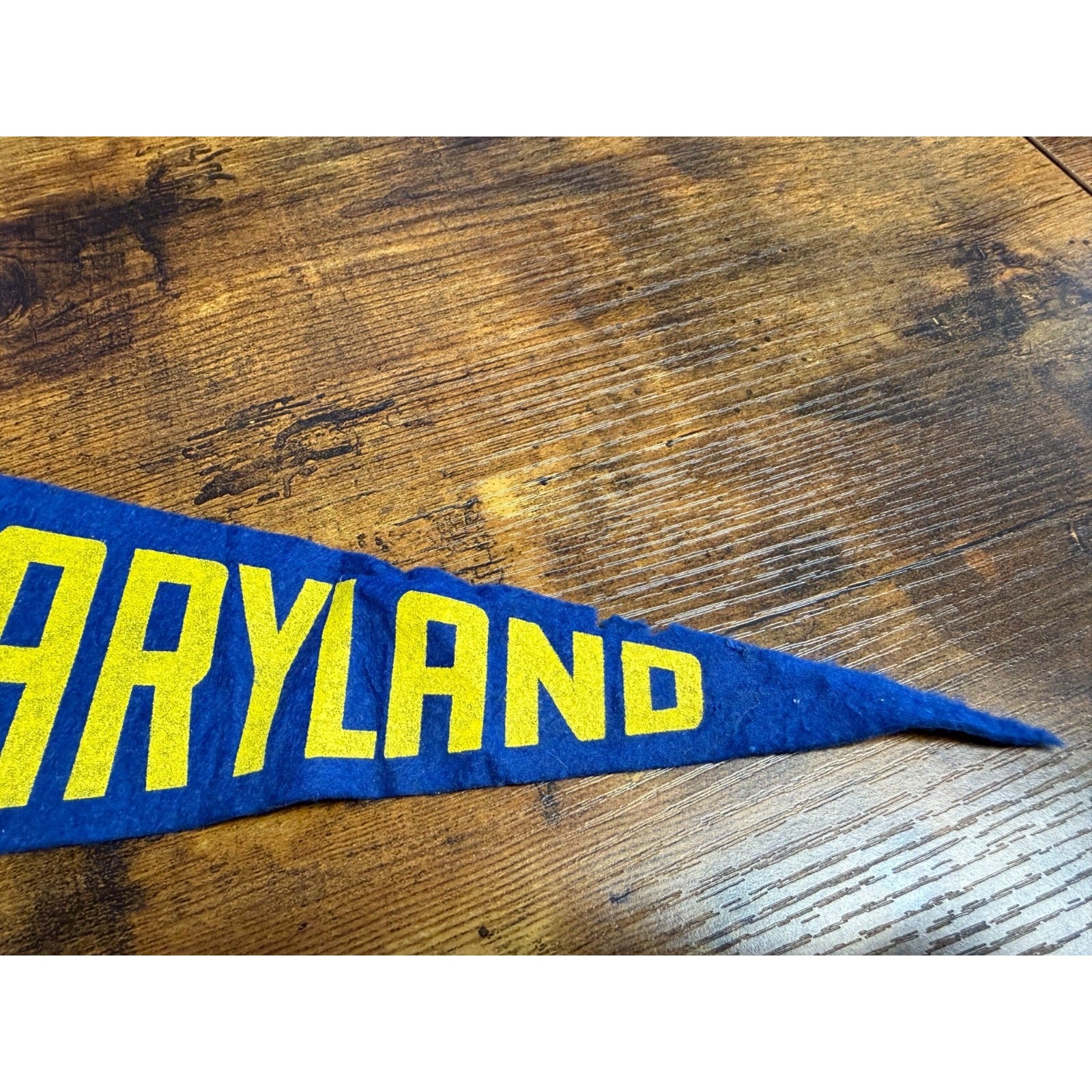 Vintage University of Maryland Terrapins pennant