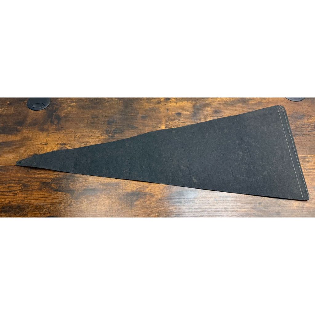 Vintage Oakland Raiders NFL Pennant With Logo & "The Silver & Black" Damaged