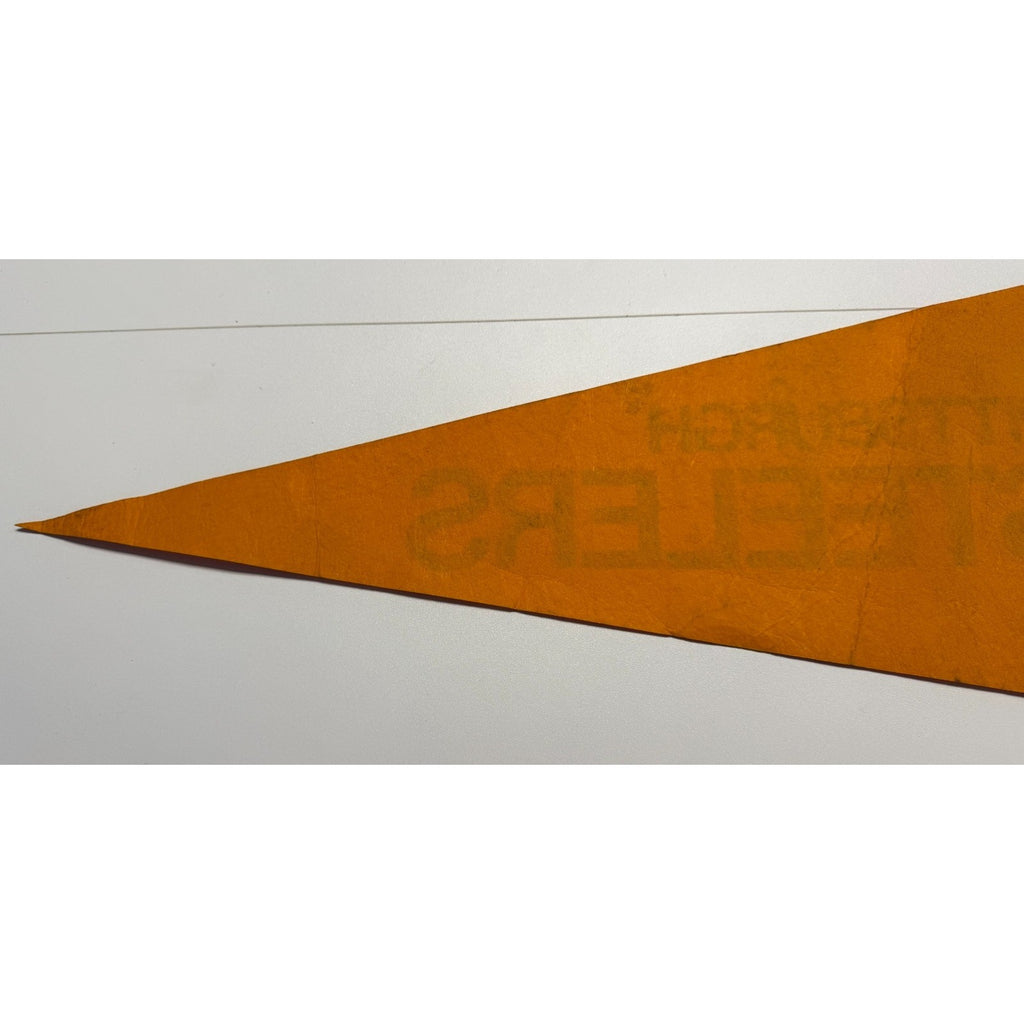 Vintage NFL Pro Pak Pittsburgh Steelers pennant, pin, and bumper sticker RARE
