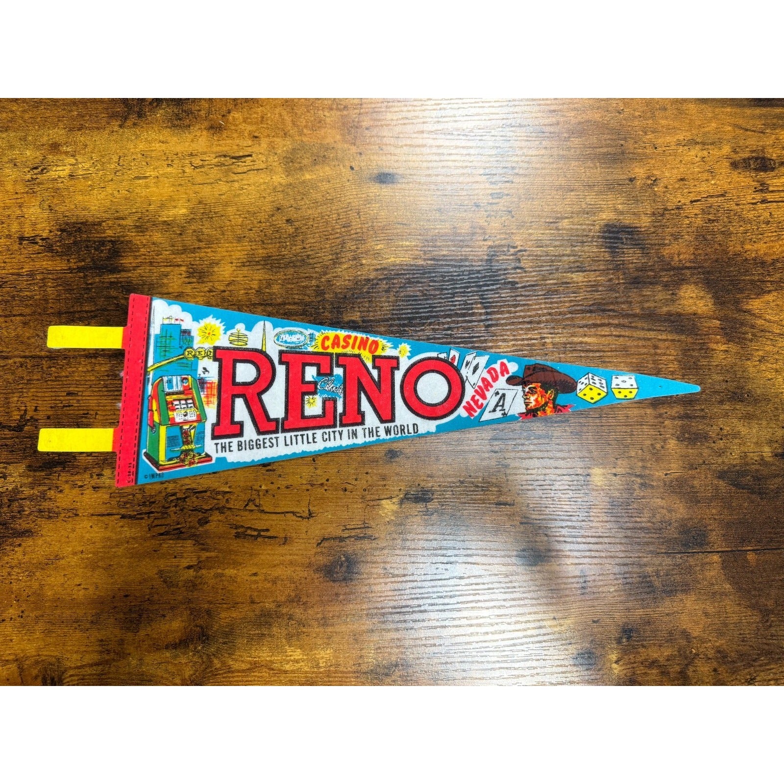 Vintage Reno, Nevada pennant