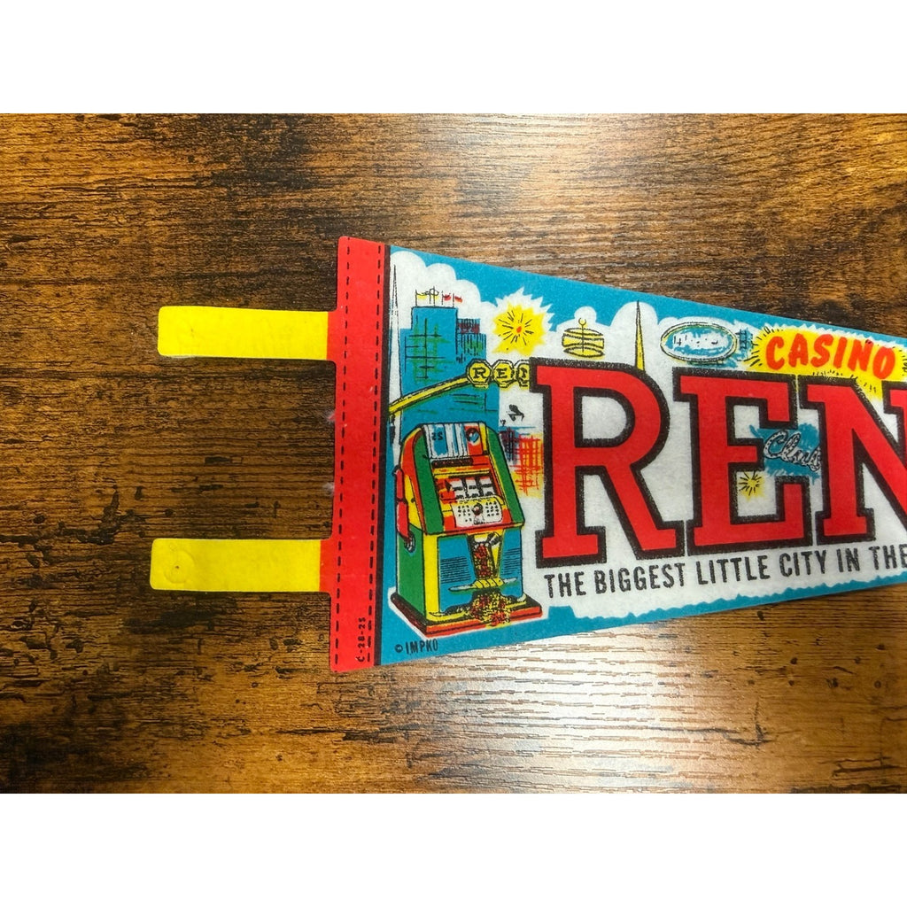 Vintage Reno, Nevada pennant