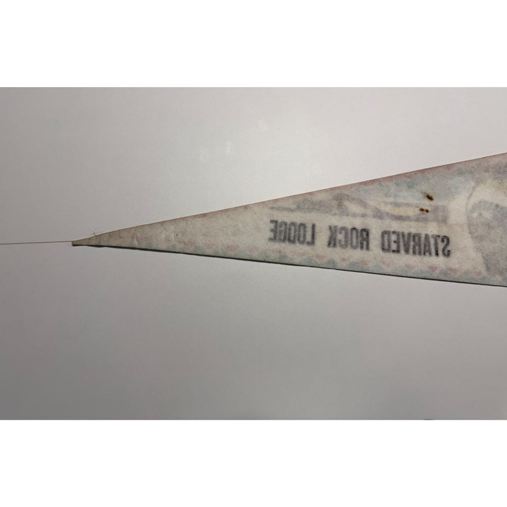 Vintage 1974 Starved Rock Lodge pennant
