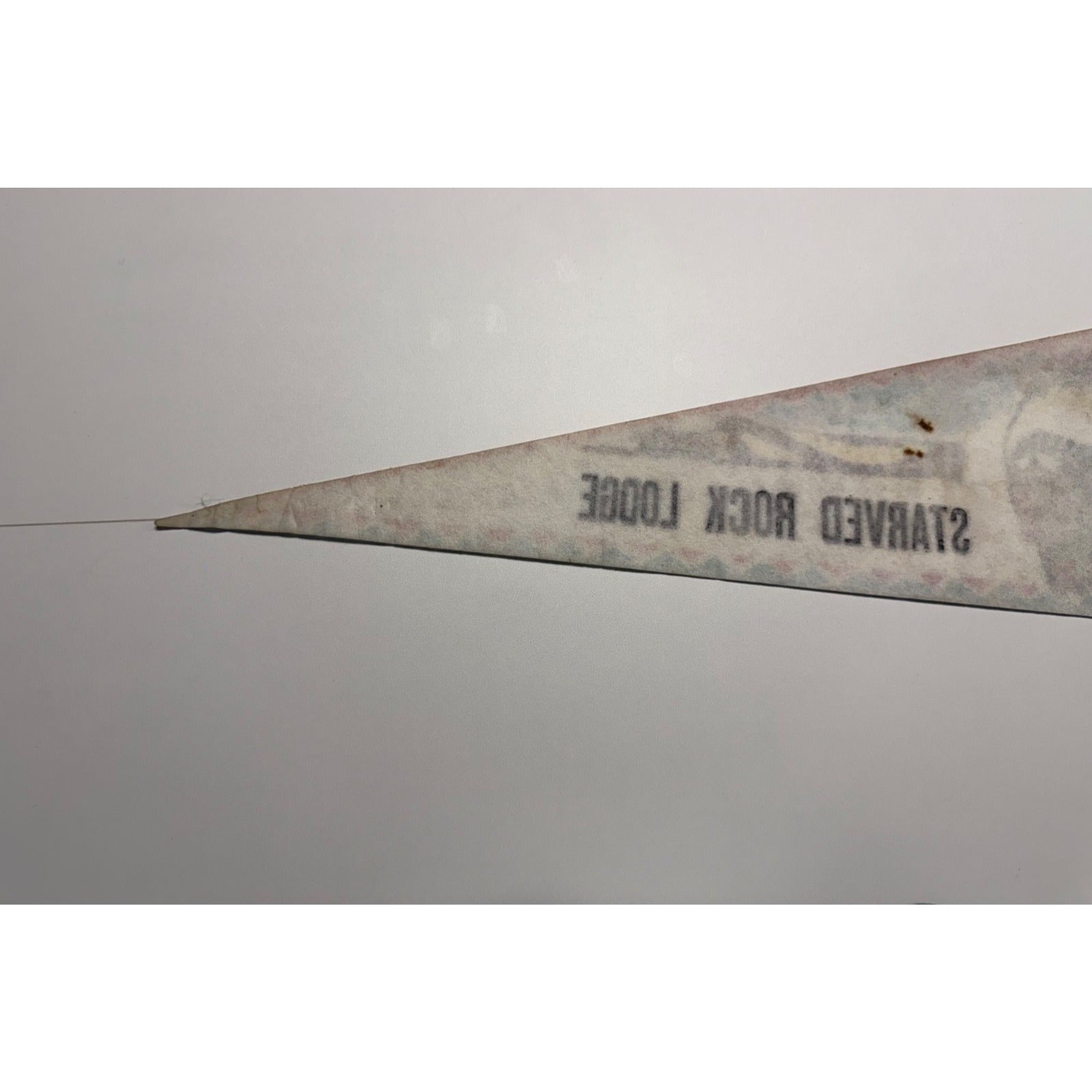 Vintage 1974 Starved Rock Lodge pennant