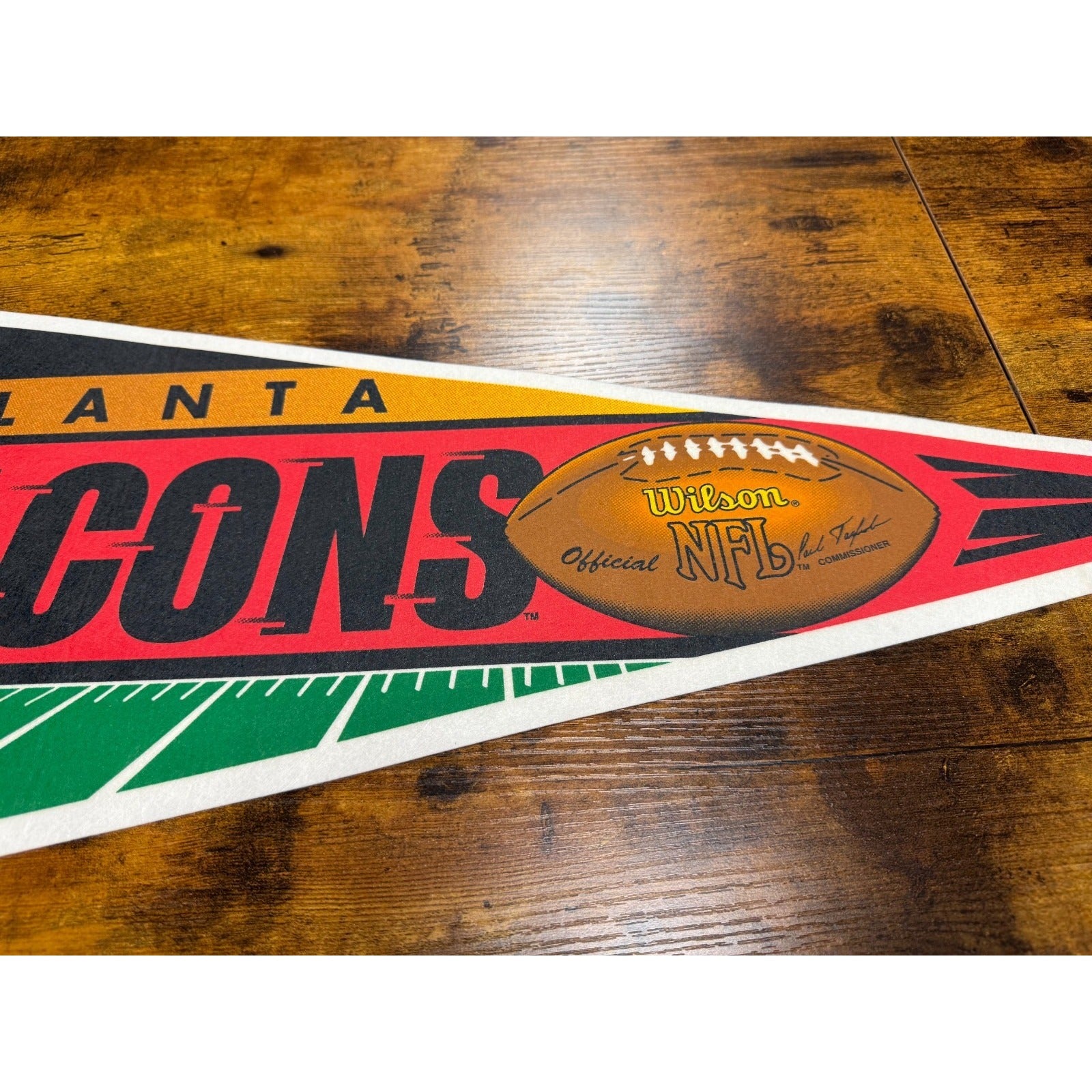 Vintage 1997 NFL Atlanta Falcons pennant
