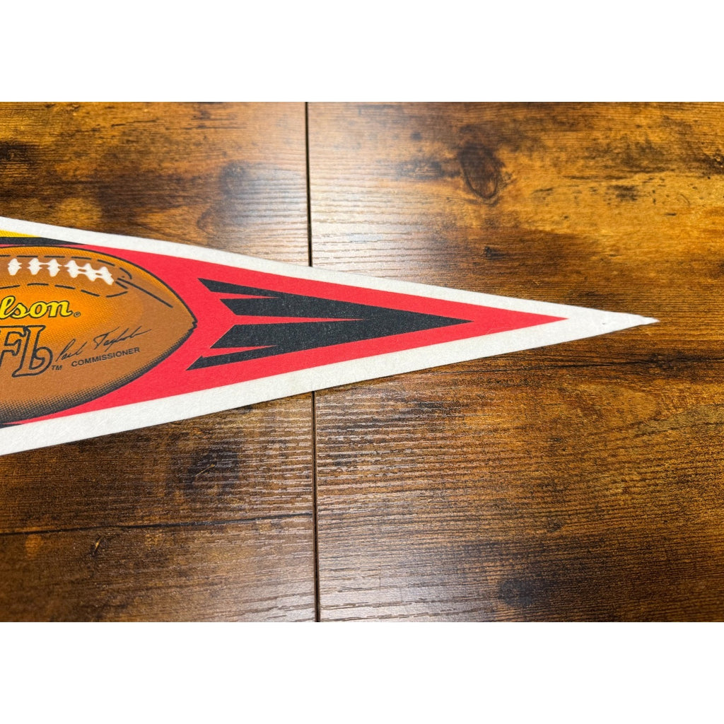 Vintage 1997 NFL Atlanta Falcons pennant