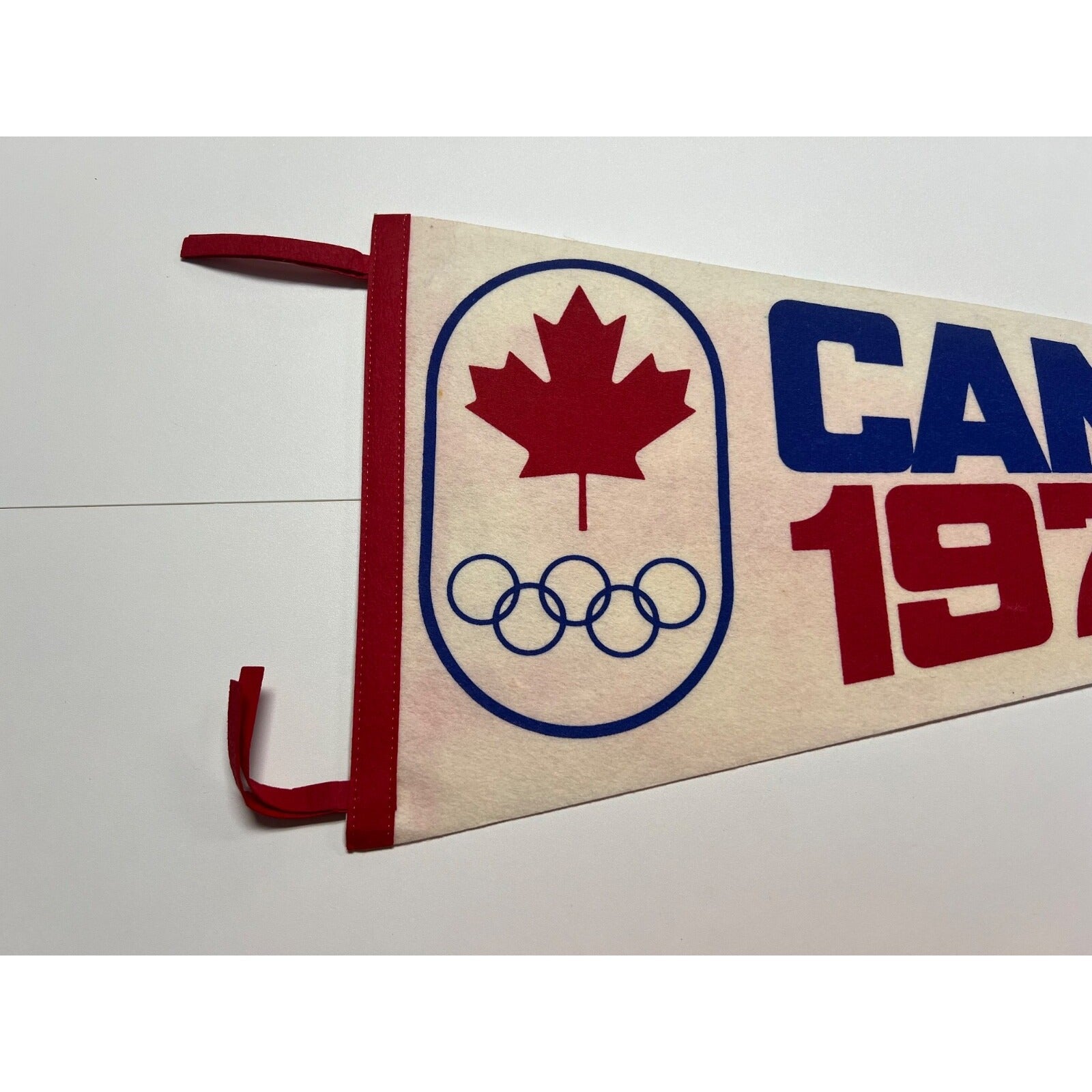 Vintage 1976 Canada Olympics pennant