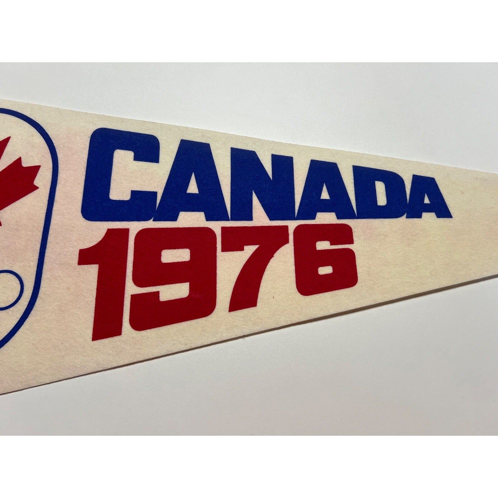 Vintage 1976 Canada Olympics pennant