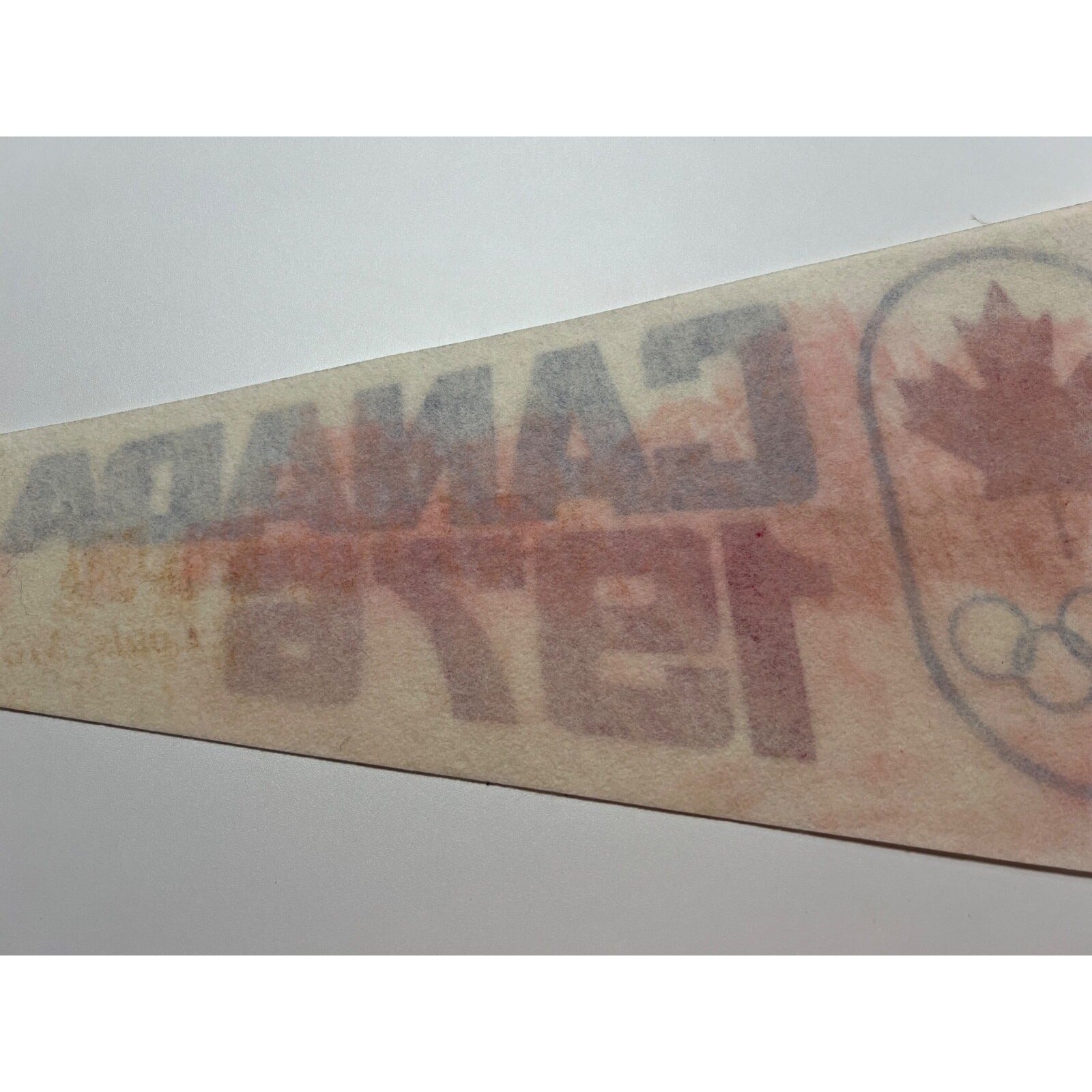 Vintage 1976 Canada Olympics pennant