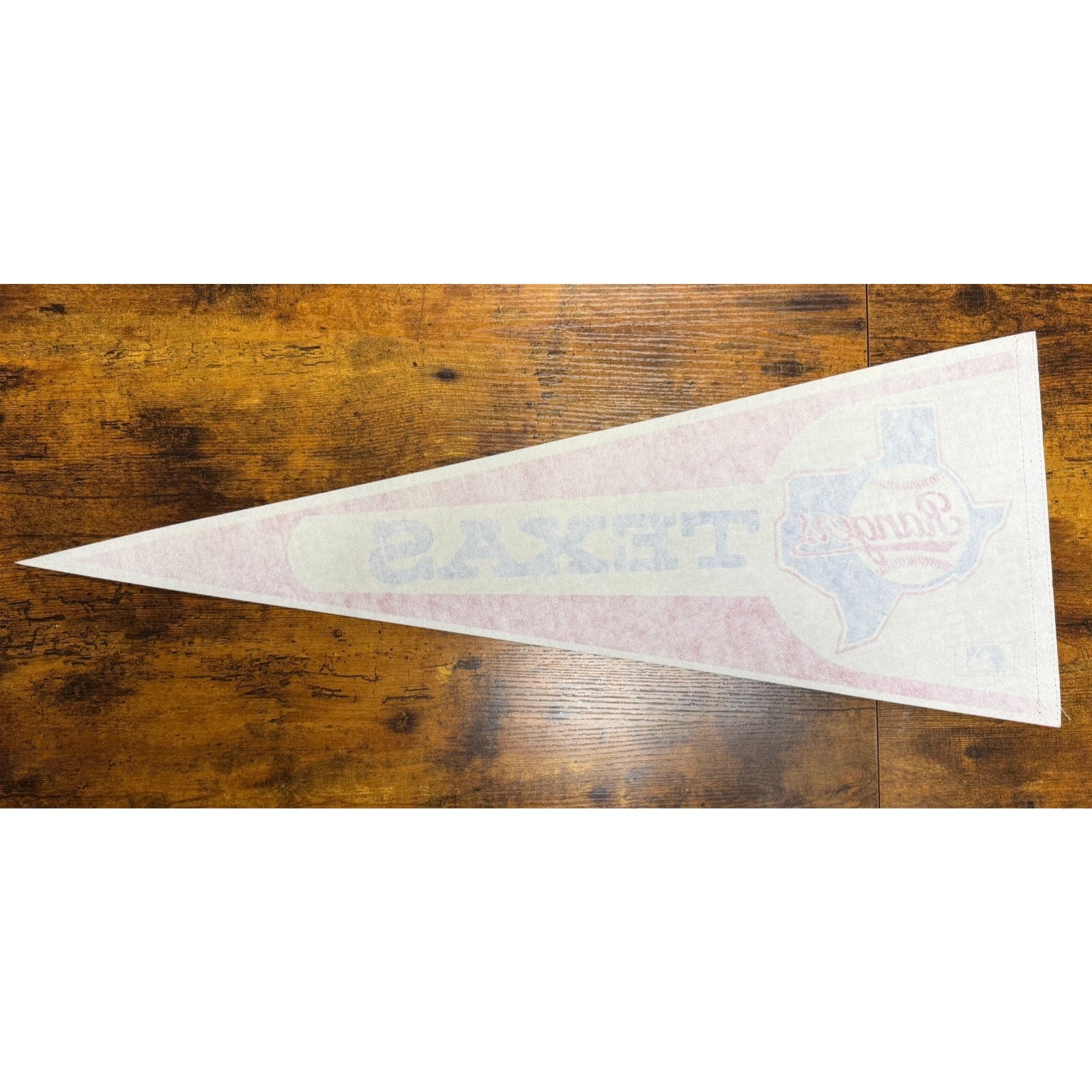 Vintage MLB Texas Rangers pennant