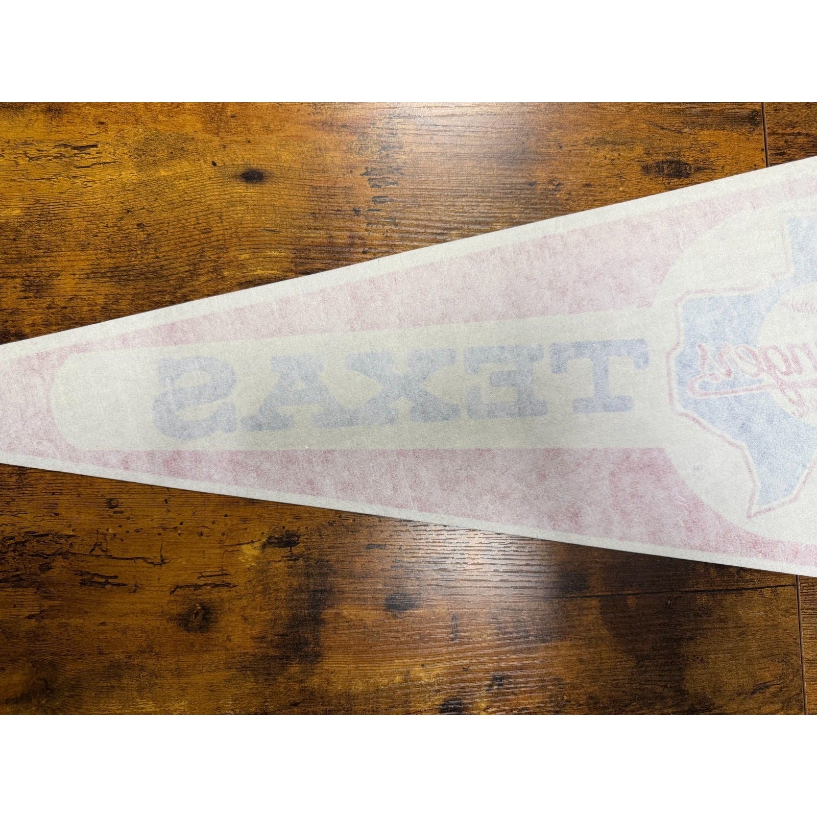 Vintage MLB Texas Rangers pennant
