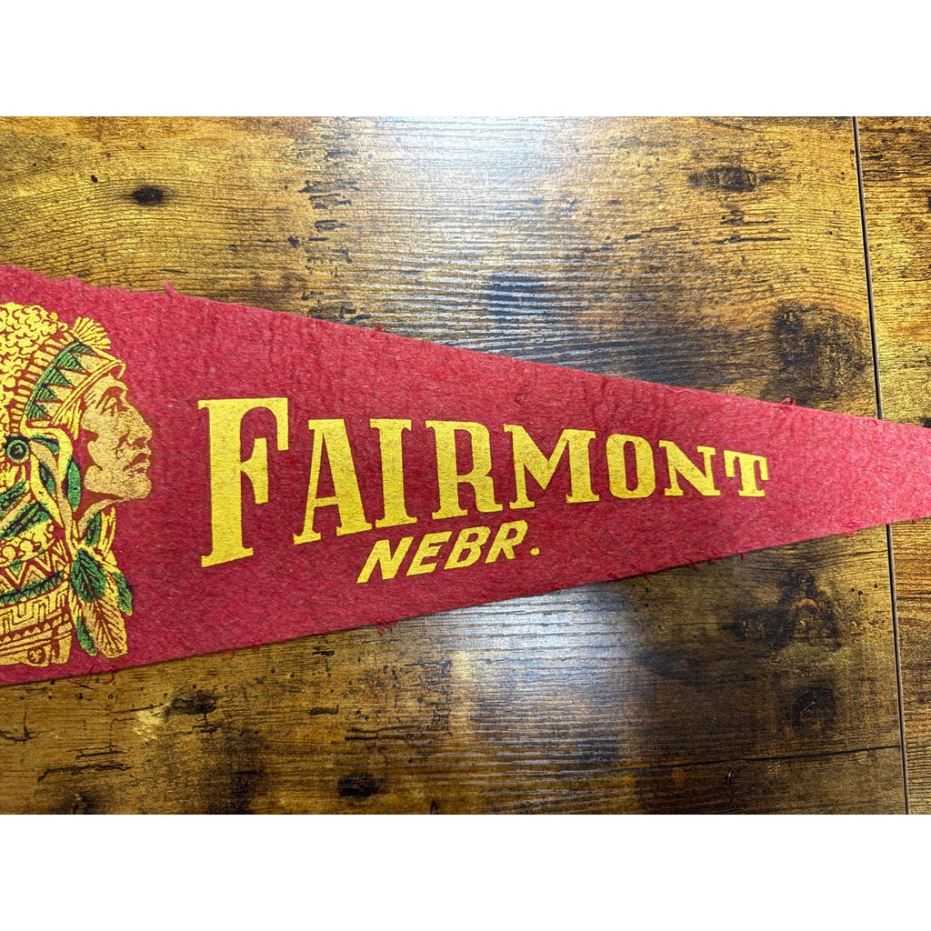 Vintage Fairmont, Nebraska pennant