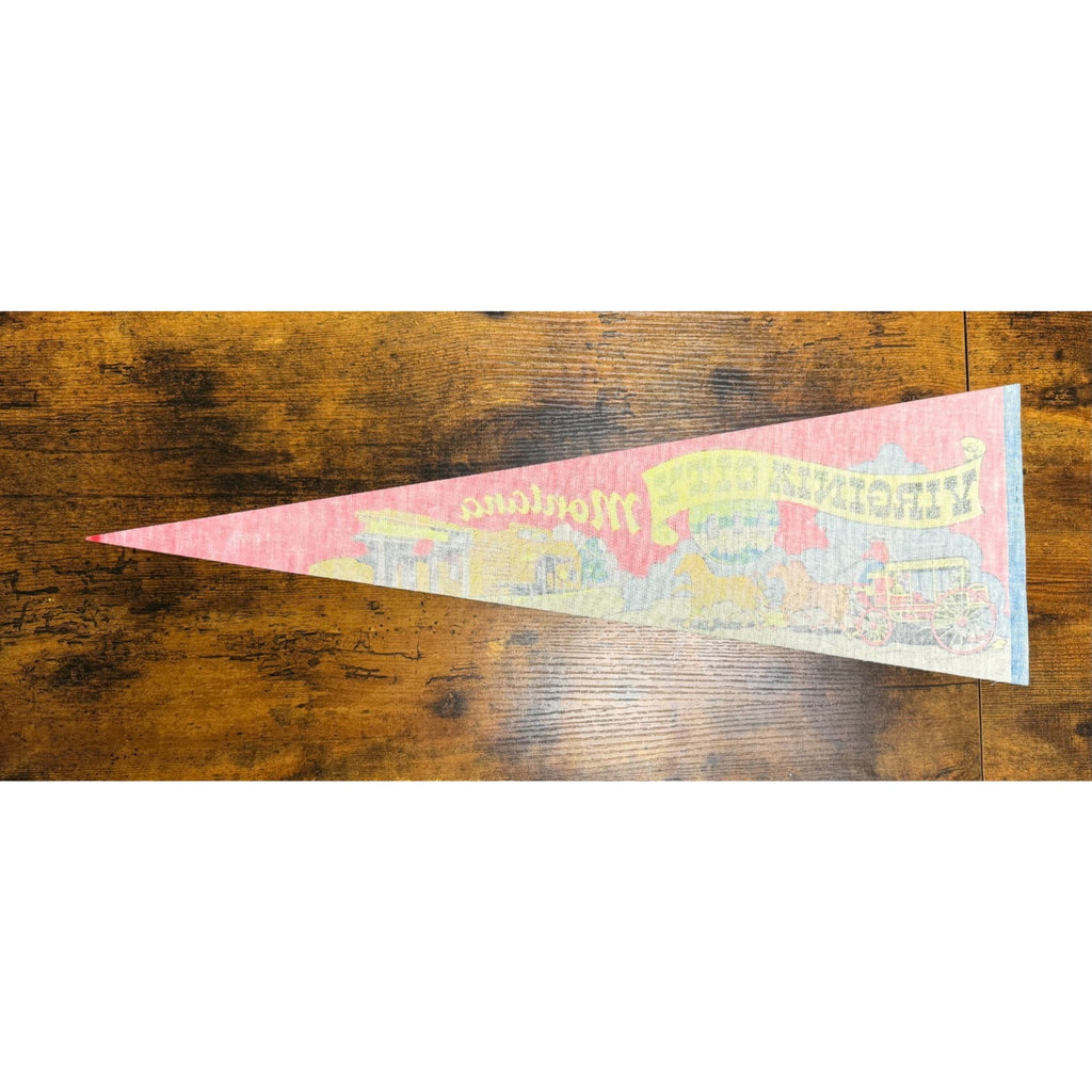 Vintage Virginia City, Montana pennant