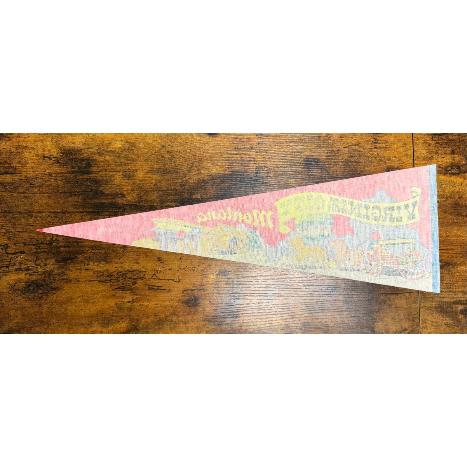 Vintage Virginia City, Montana pennant