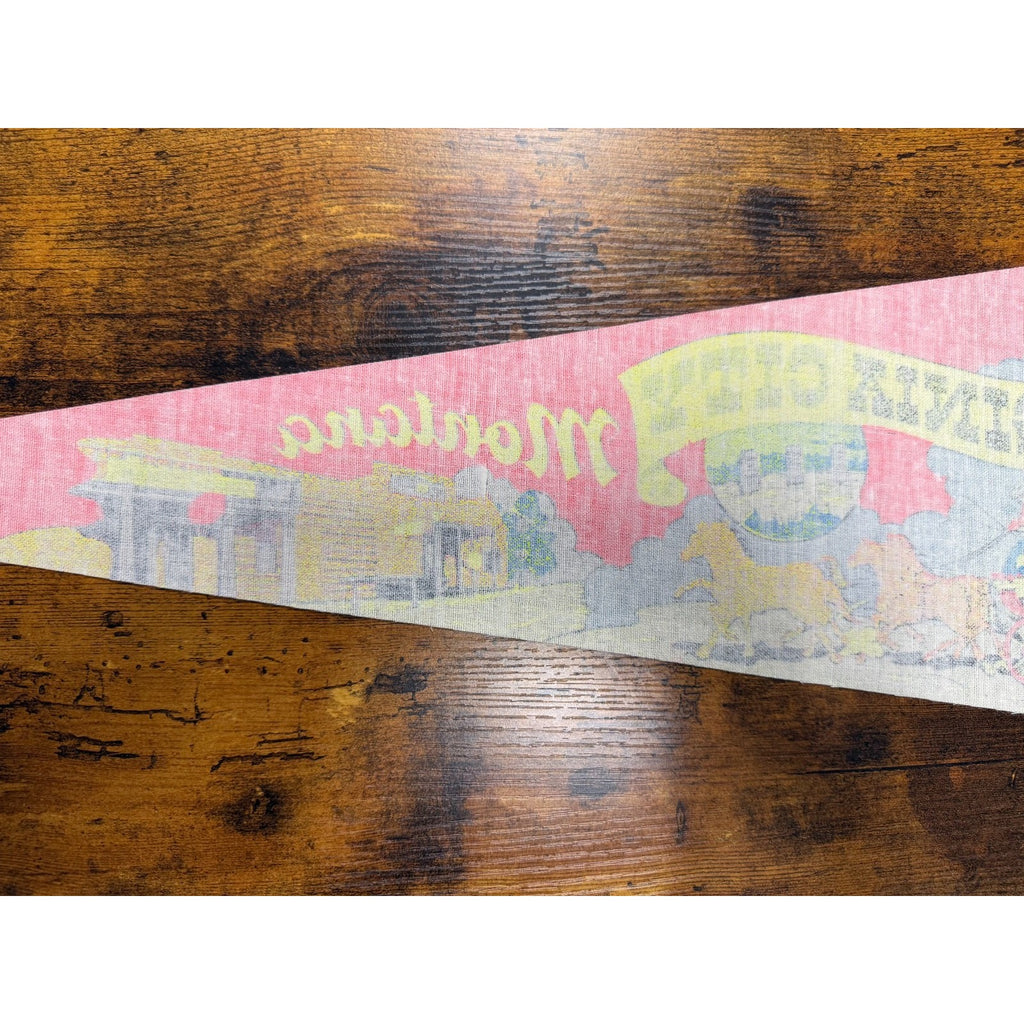 Vintage Virginia City, Montana pennant