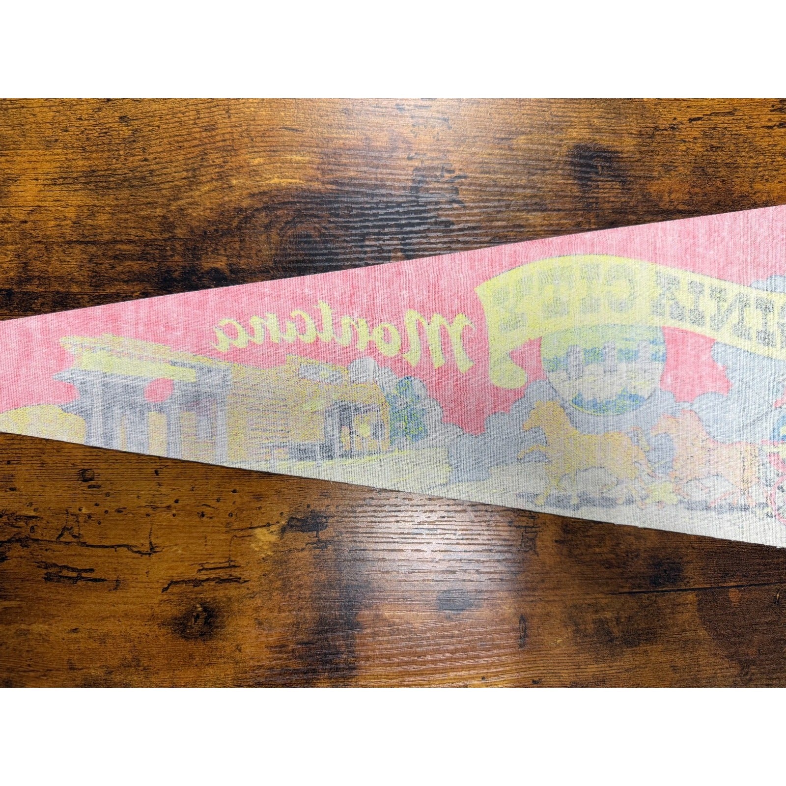 Vintage Virginia City, Montana pennant