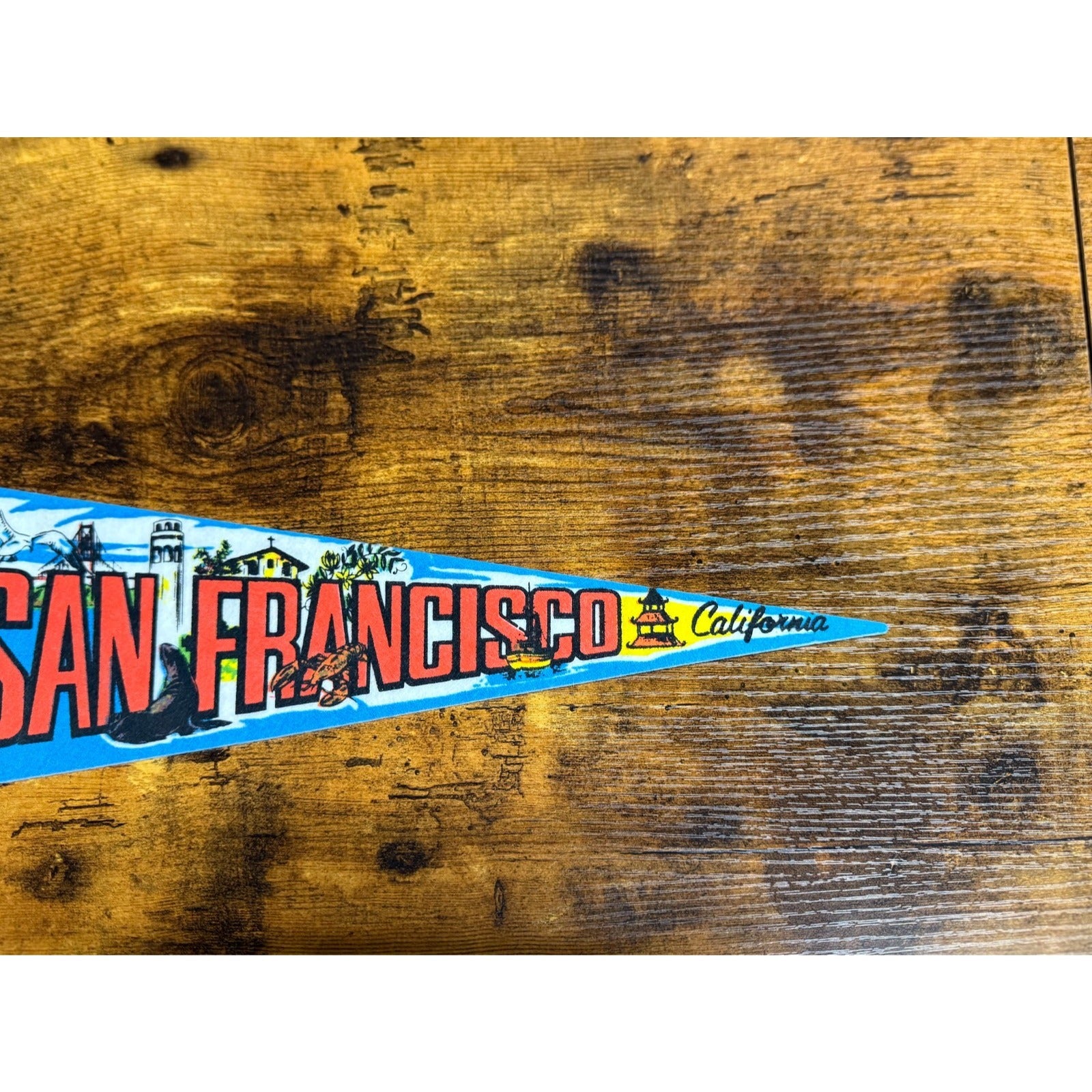 Vintage San Francisco, California pennant