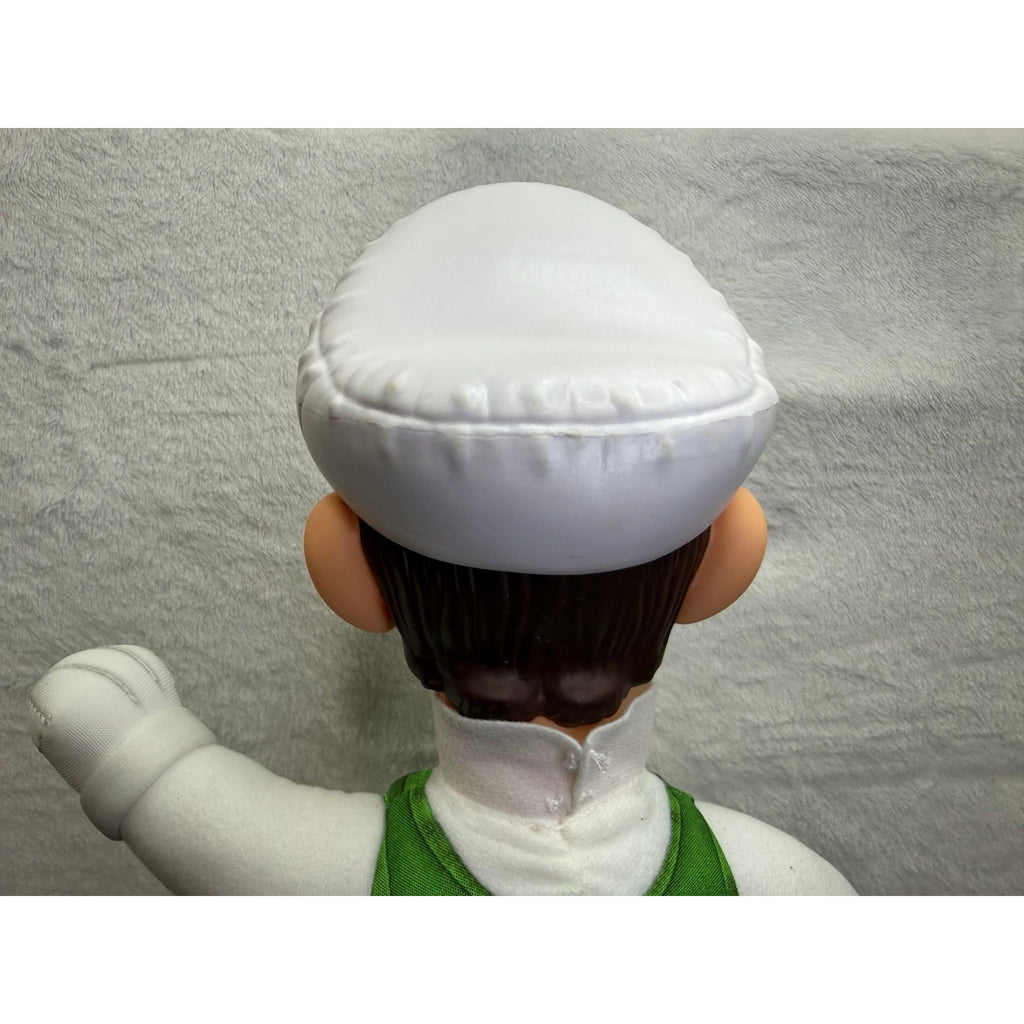 Super Mario Galaxy Movie posable Fire Luigi 15" Toy Figure
